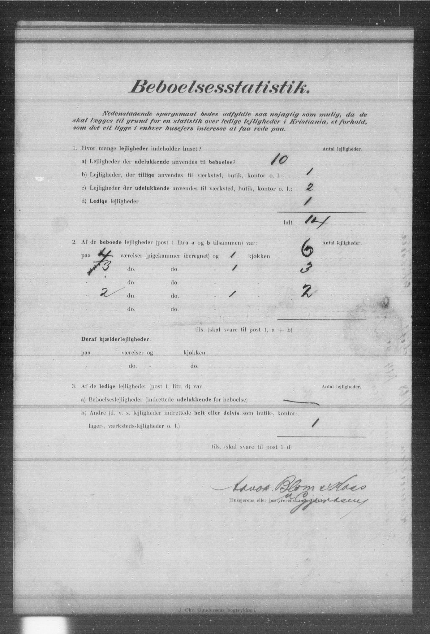 OBA, Municipal Census 1902 for Kristiania, 1902, p. 14826