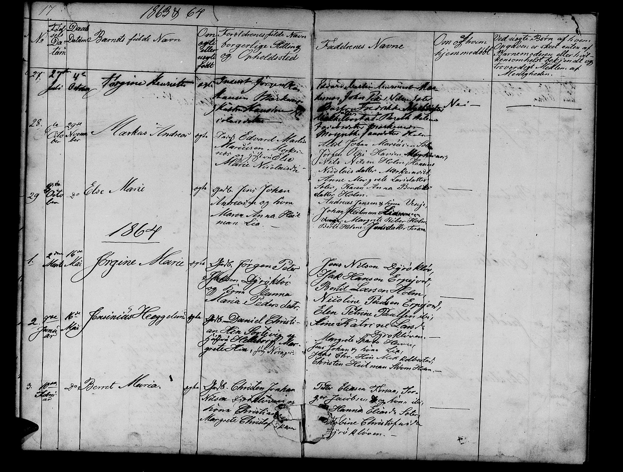 Tranøy sokneprestkontor, SATØ/S-1313/I/Ia/Iab/L0012klokker: Parish register (copy) no. 12, 1859-1874, p. 17
