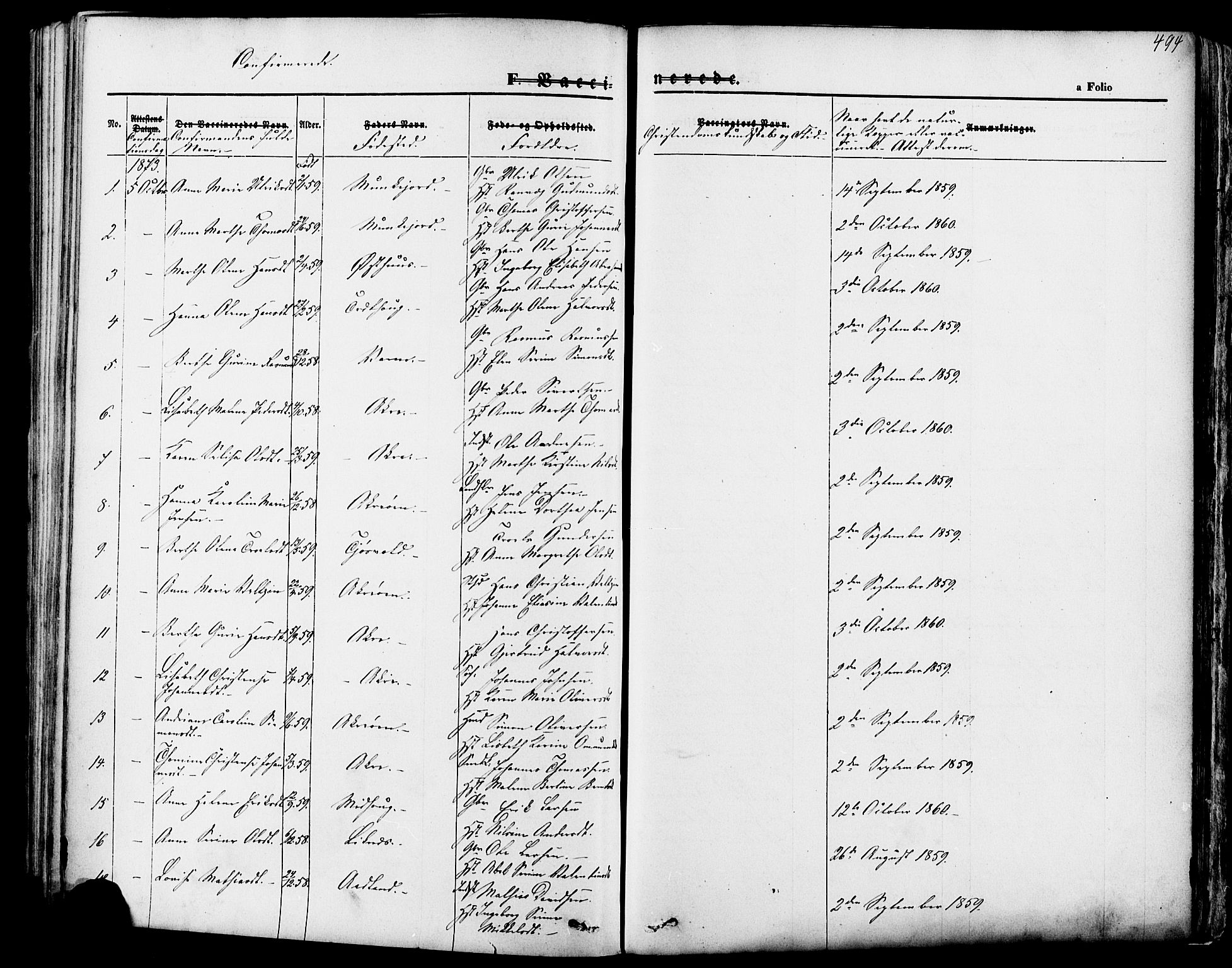 Skudenes sokneprestkontor, AV/SAST-A -101849/H/Ha/Haa/L0006: Parish register (official) no. A 4, 1864-1881, p. 494