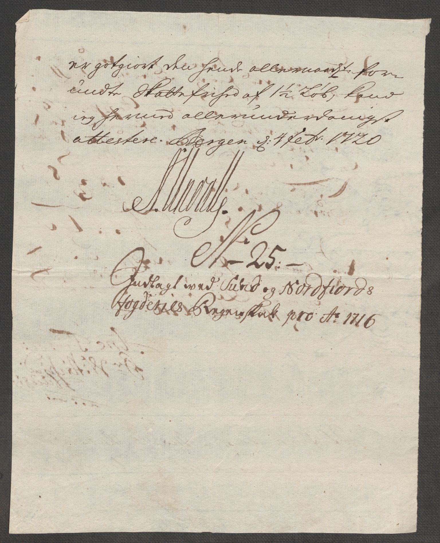 Rentekammeret inntil 1814, Reviderte regnskaper, Fogderegnskap, AV/RA-EA-4092/R53/L3440: Fogderegnskap Sunn- og Nordfjord, 1716, p. 170