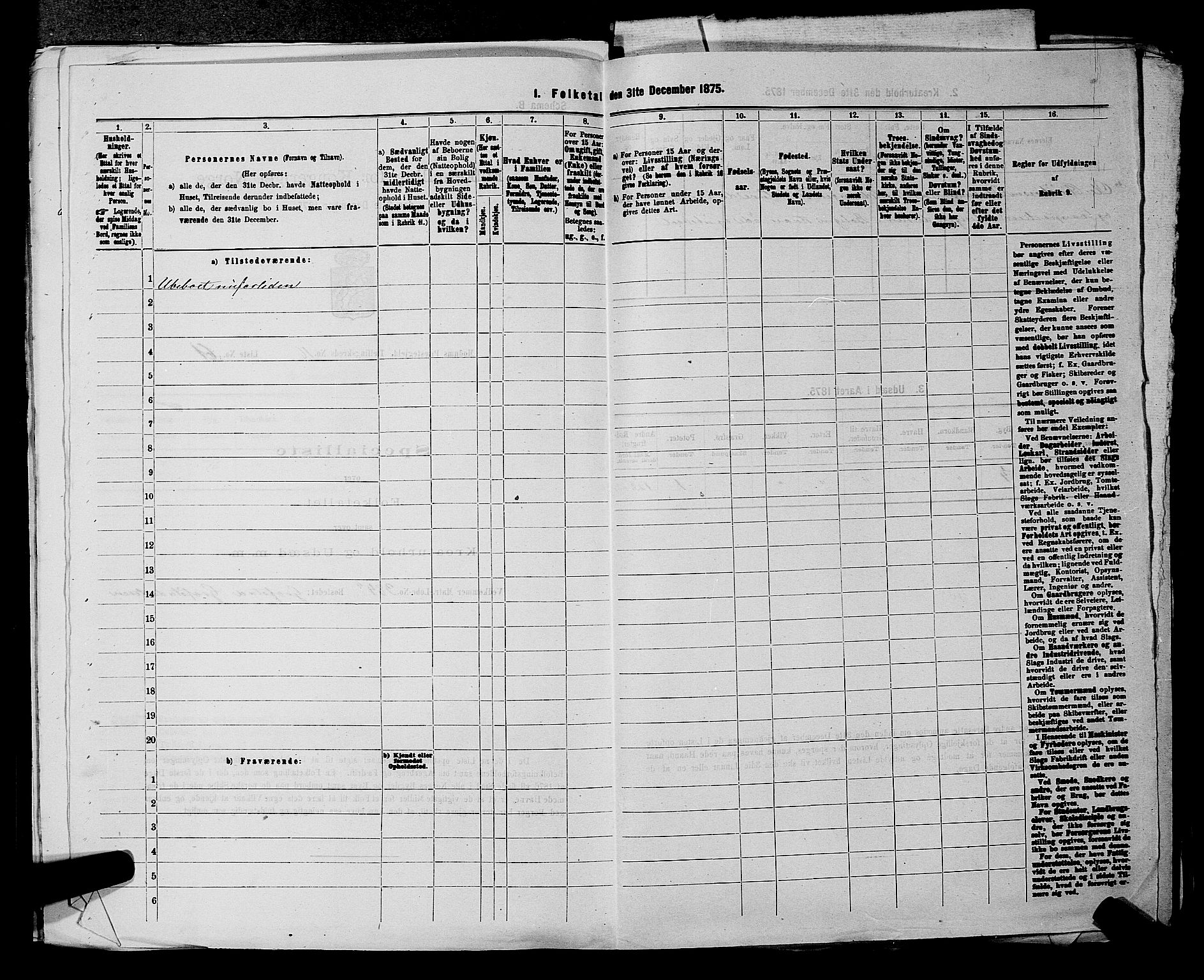 SAKO, 1875 census for 0623P Modum, 1875, p. 2167