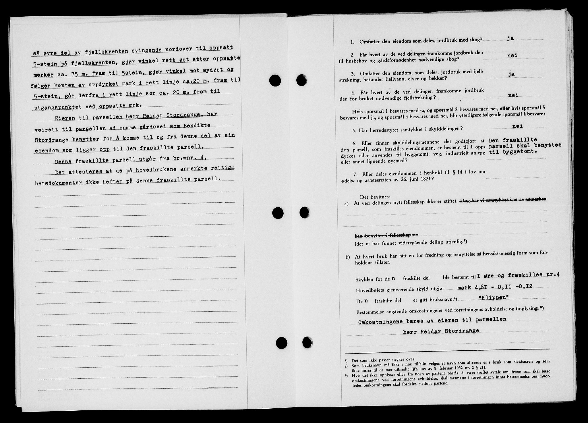 Flekkefjord sorenskriveri, SAK/1221-0001/G/Gb/Gba/L0063: Mortgage book no. A-11, 1947-1948, Diary no: : 134/1948
