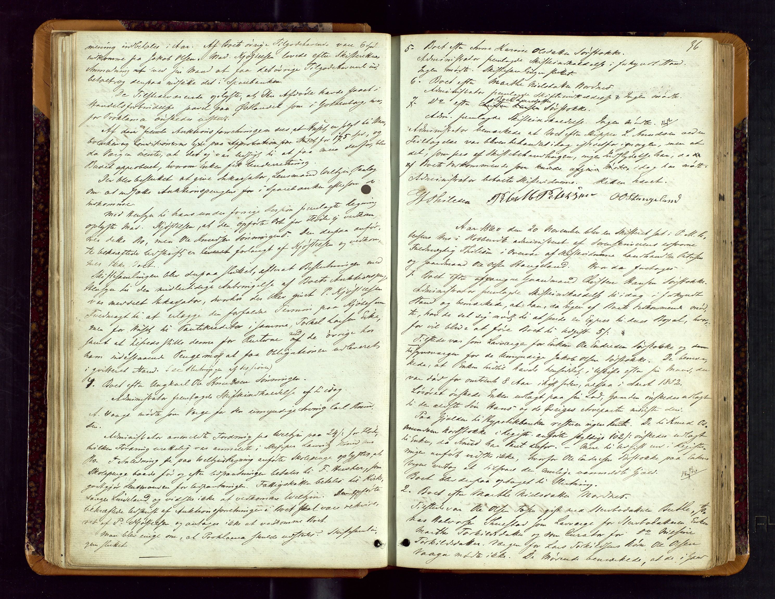 Karmsund sorenskriveri, AV/SAST-A-100311/01/IV/IVDBB/L0002: SKIFTEPROTOKOLL BC 2KARMSUND FJERDING, 1859-1870, p. 35b-36a