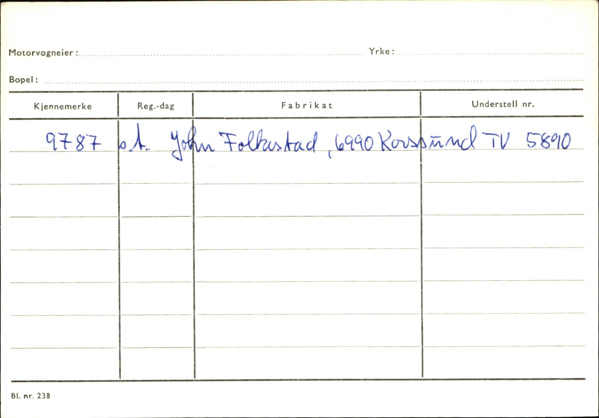 Statens vegvesen, Sogn og Fjordane vegkontor, AV/SAB-A-5301/4/F/L0132: Eigarregister Askvoll A-Å. Balestrand A-Å, 1945-1975, p. 811