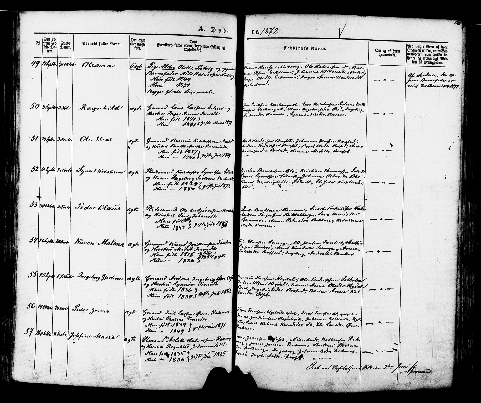 Ministerialprotokoller, klokkerbøker og fødselsregistre - Møre og Romsdal, AV/SAT-A-1454/560/L0719: Parish register (official) no. 560A03, 1845-1872, p. 120