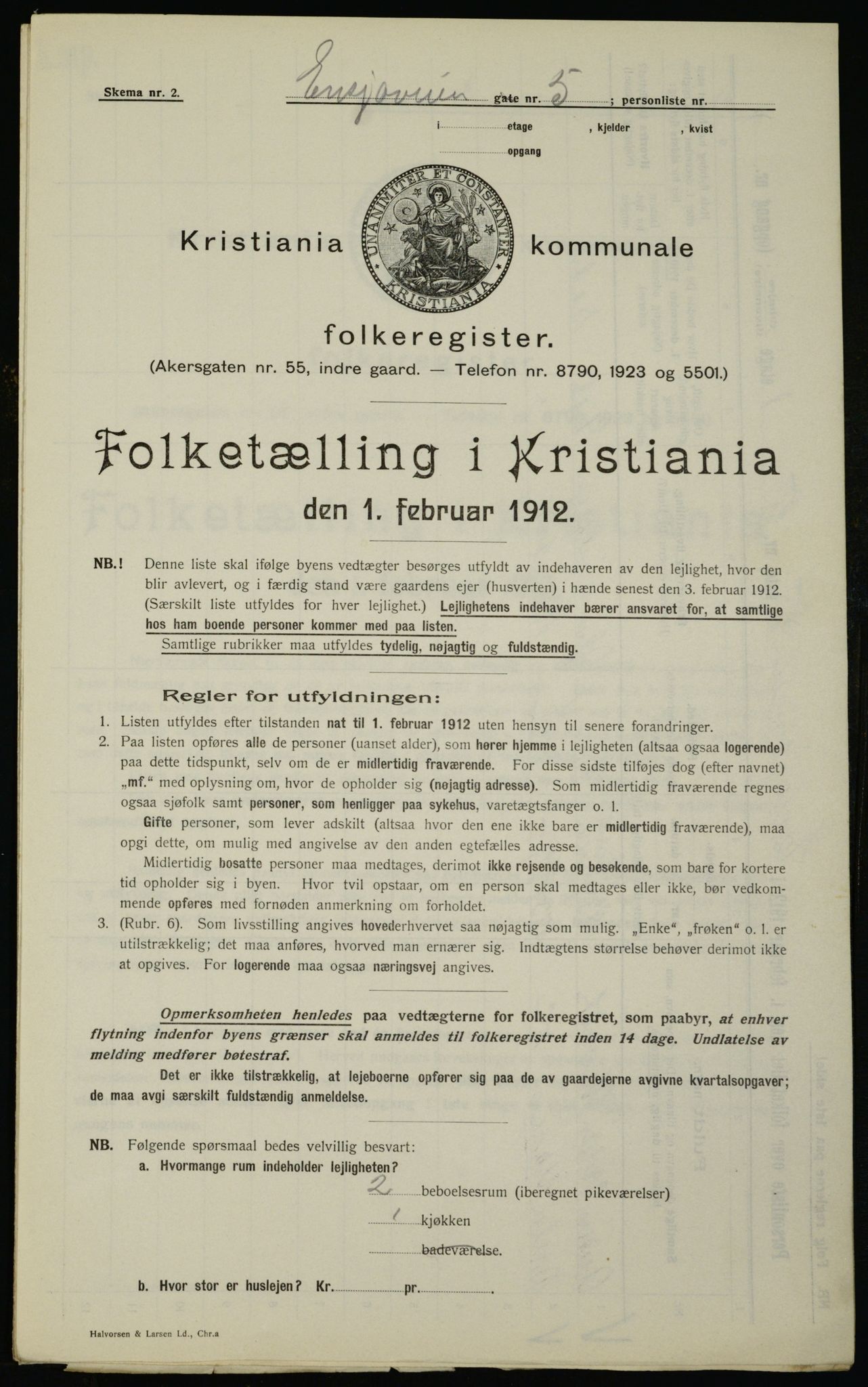 OBA, Municipal Census 1912 for Kristiania, 1912, p. 21894