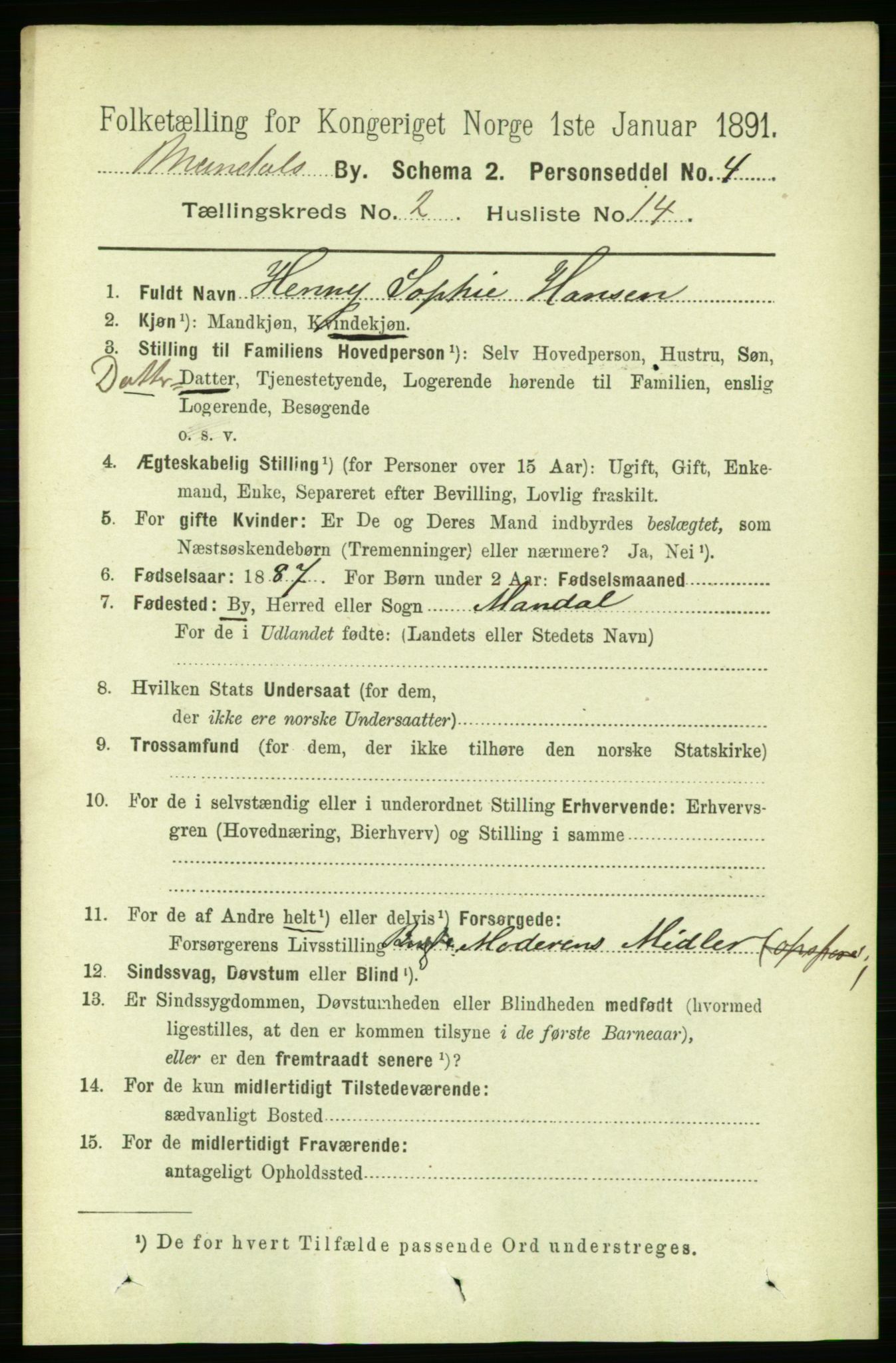 RA, 1891 census for 1002 Mandal, 1891, p. 1563