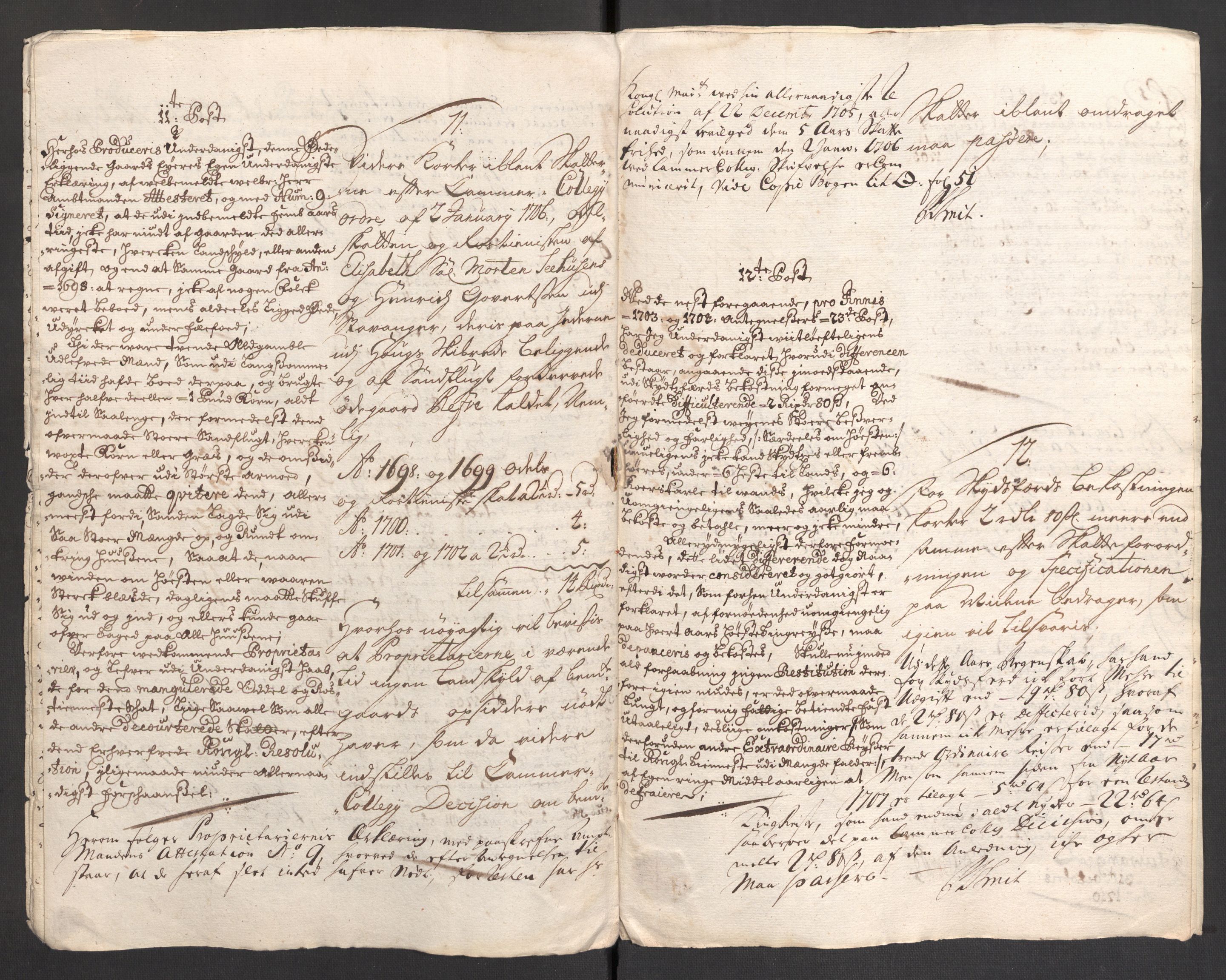 Rentekammeret inntil 1814, Reviderte regnskaper, Fogderegnskap, AV/RA-EA-4092/R46/L2733: Fogderegnskap Jæren og Dalane, 1705-1708, p. 76