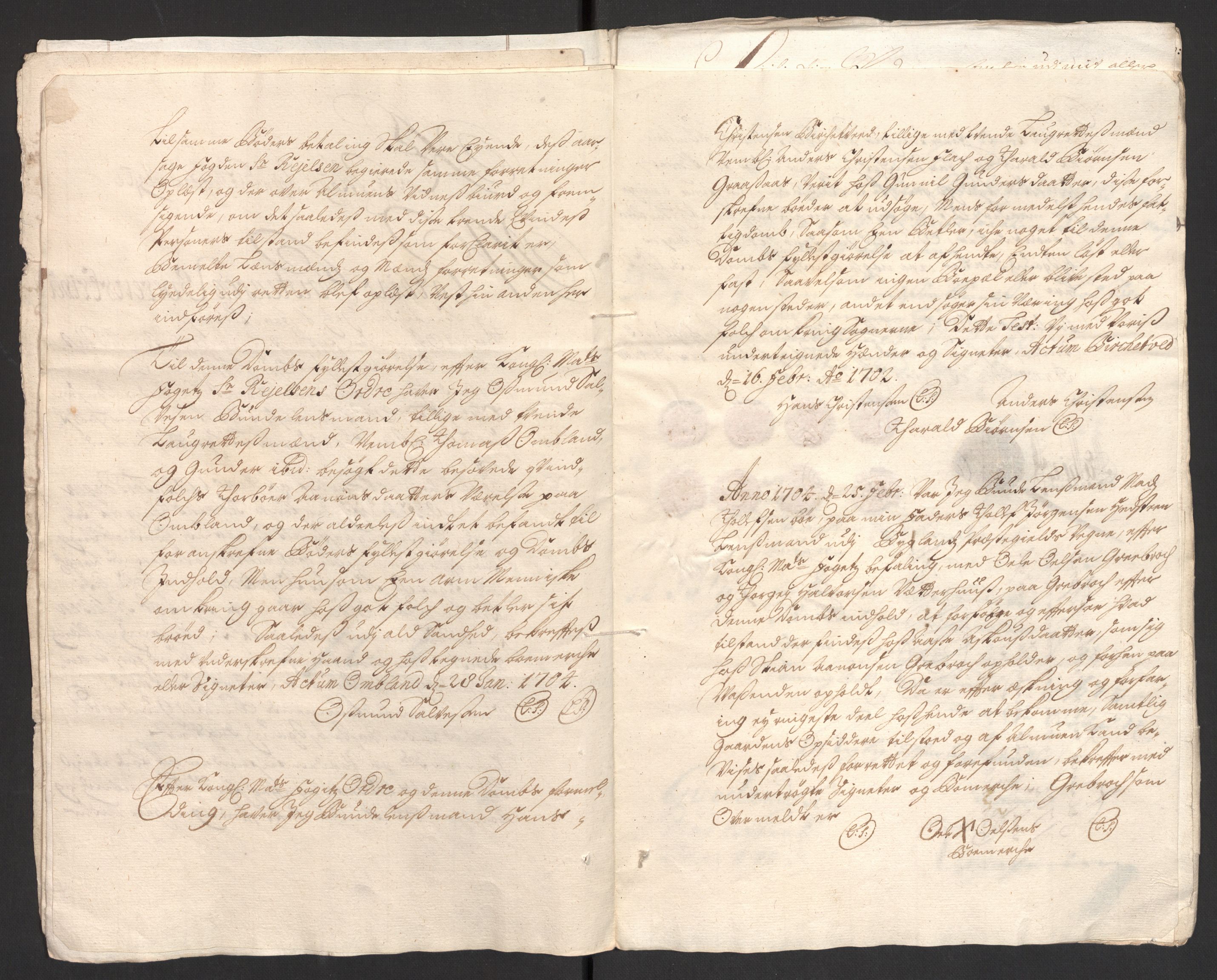 Rentekammeret inntil 1814, Reviderte regnskaper, Fogderegnskap, RA/EA-4092/R40/L2447: Fogderegnskap Råbyggelag, 1703-1705, p. 45