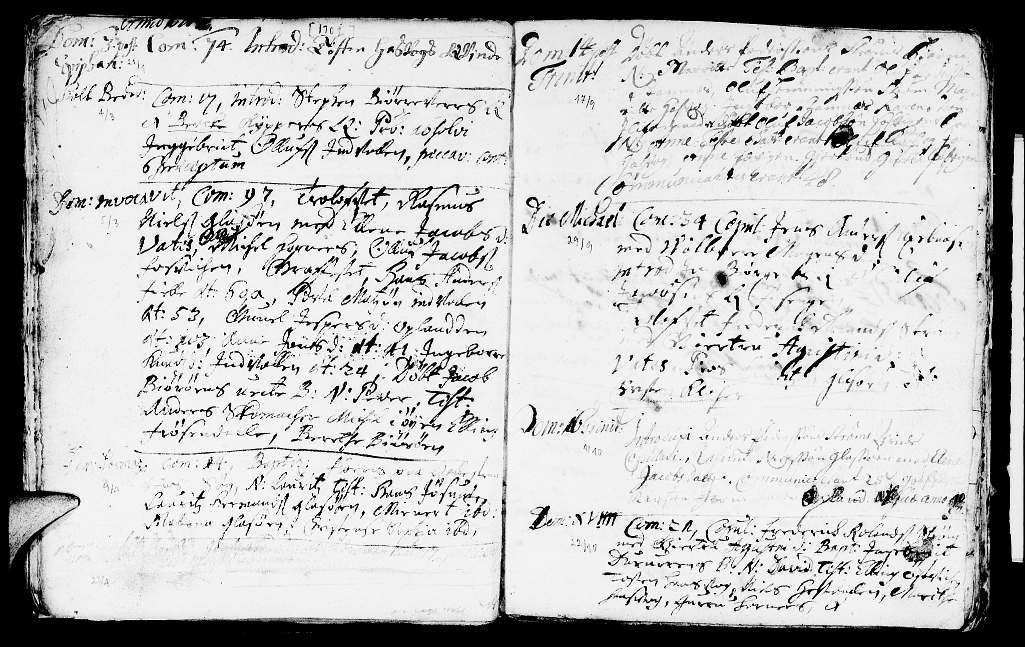 Ministerialprotokoller, klokkerbøker og fødselsregistre - Nord-Trøndelag, SAT/A-1458/771/L0594: Parish register (official) no. 771A01, 1689-1738