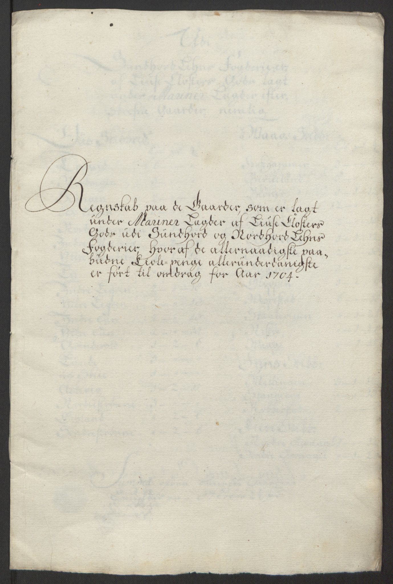 Rentekammeret inntil 1814, Reviderte regnskaper, Fogderegnskap, RA/EA-4092/R50/L3159: Fogderegnskap Lyse kloster, 1691-1709, p. 216