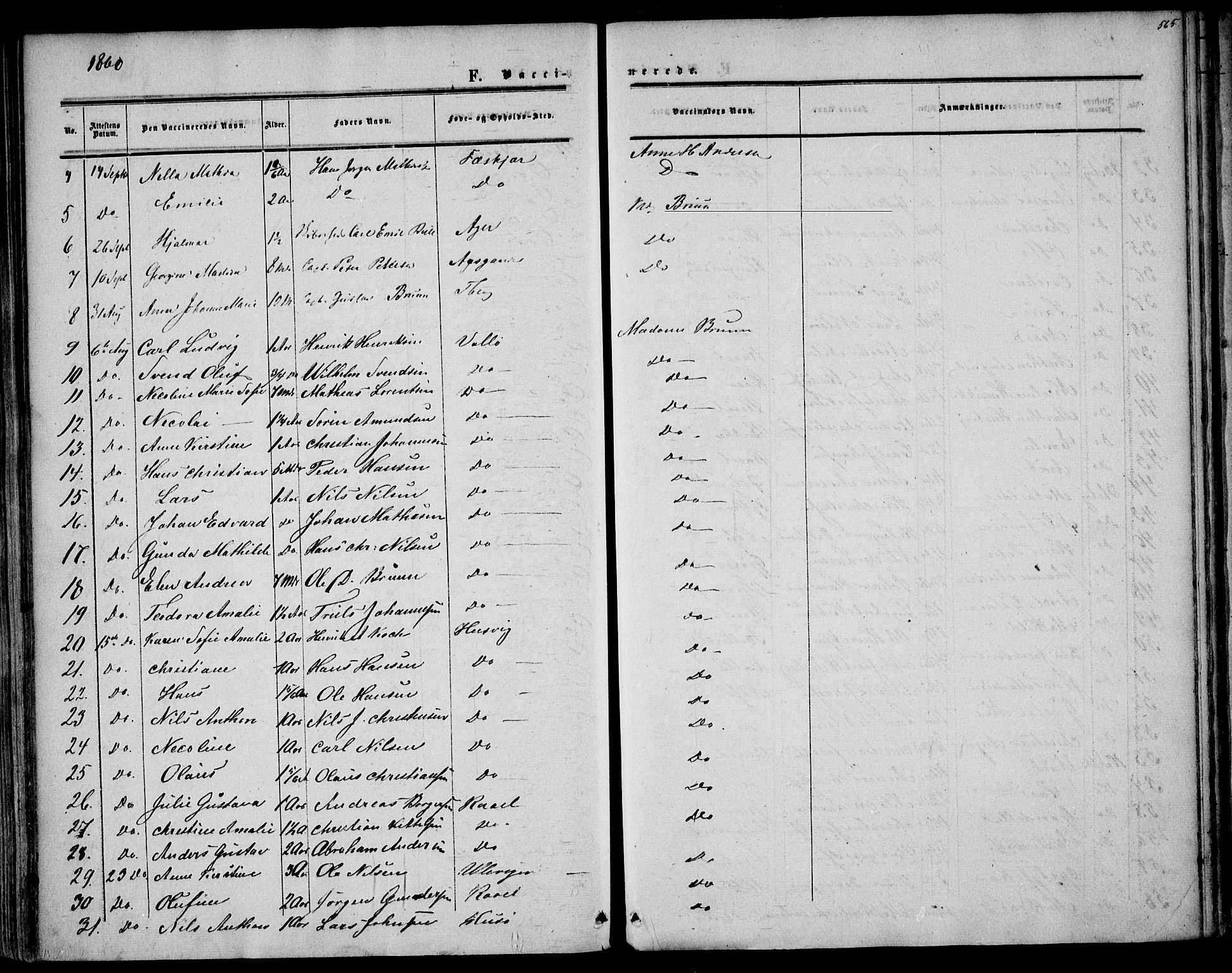 Sem kirkebøker, AV/SAKO-A-5/F/Fa/L0007: Parish register (official) no. I 7, 1856-1865, p. 565