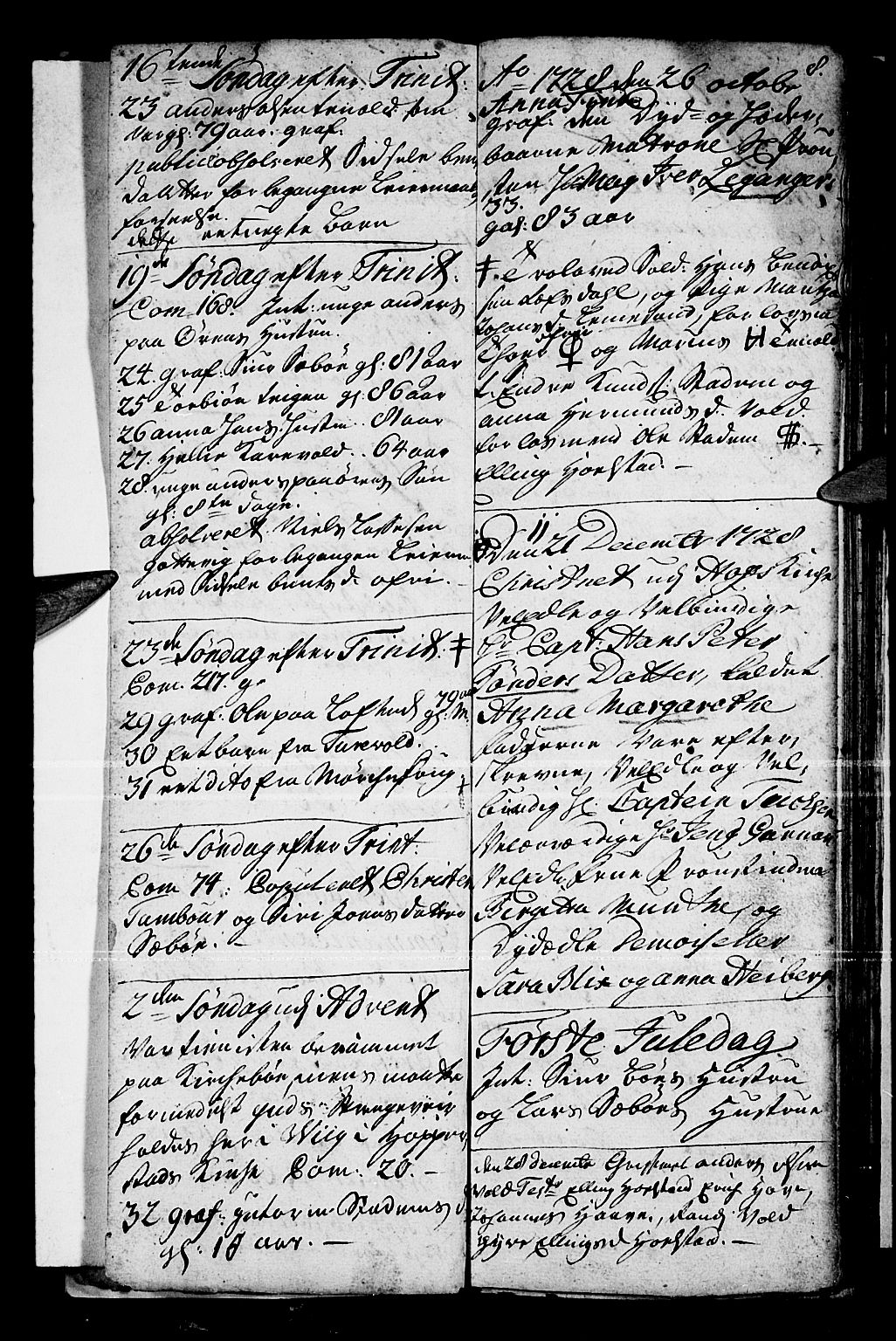 Vik sokneprestembete, SAB/A-81501: Parish register (official) no. A 1 /1, 1727-1740, p. 8