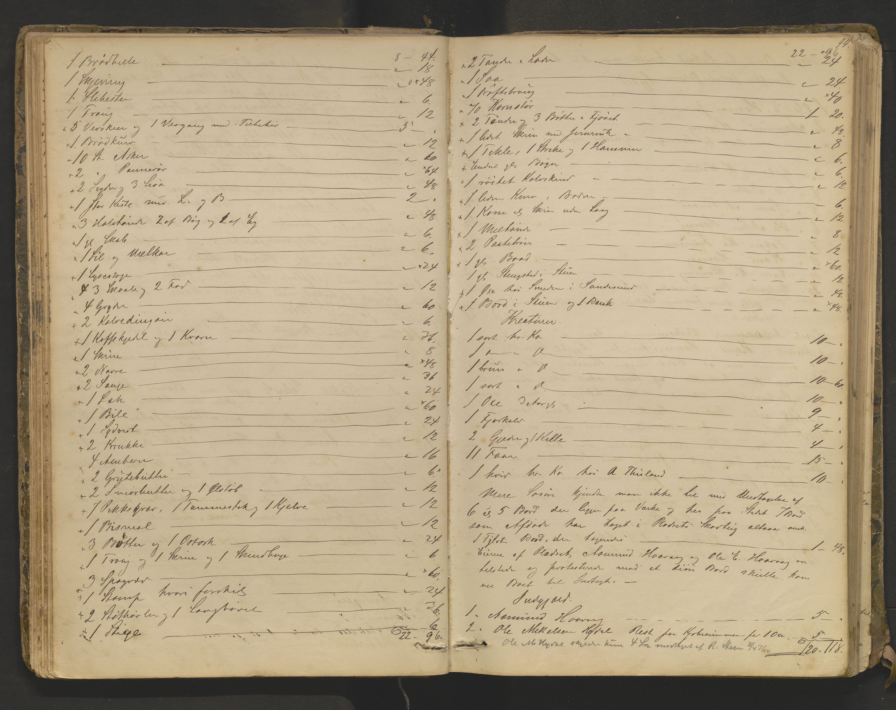 Lensmannen i Askvoll, AV/SAB-A-26301/0006/L0003: Registreringsprotokoll, 1869-1904, p. 43b-44a