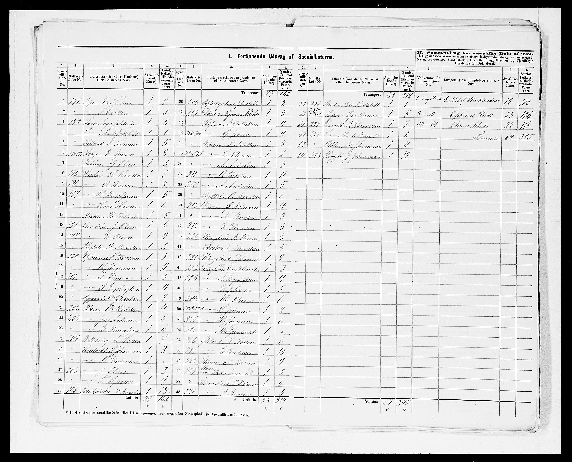 SAB, 1875 census for 1213P Fjelberg, 1875, p. 5