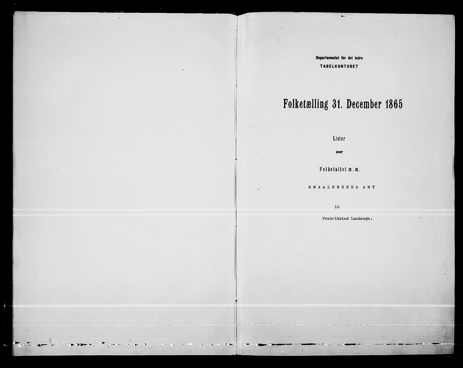 RA, 1865 census for Fredrikstad/Glemmen, 1865, p. 3