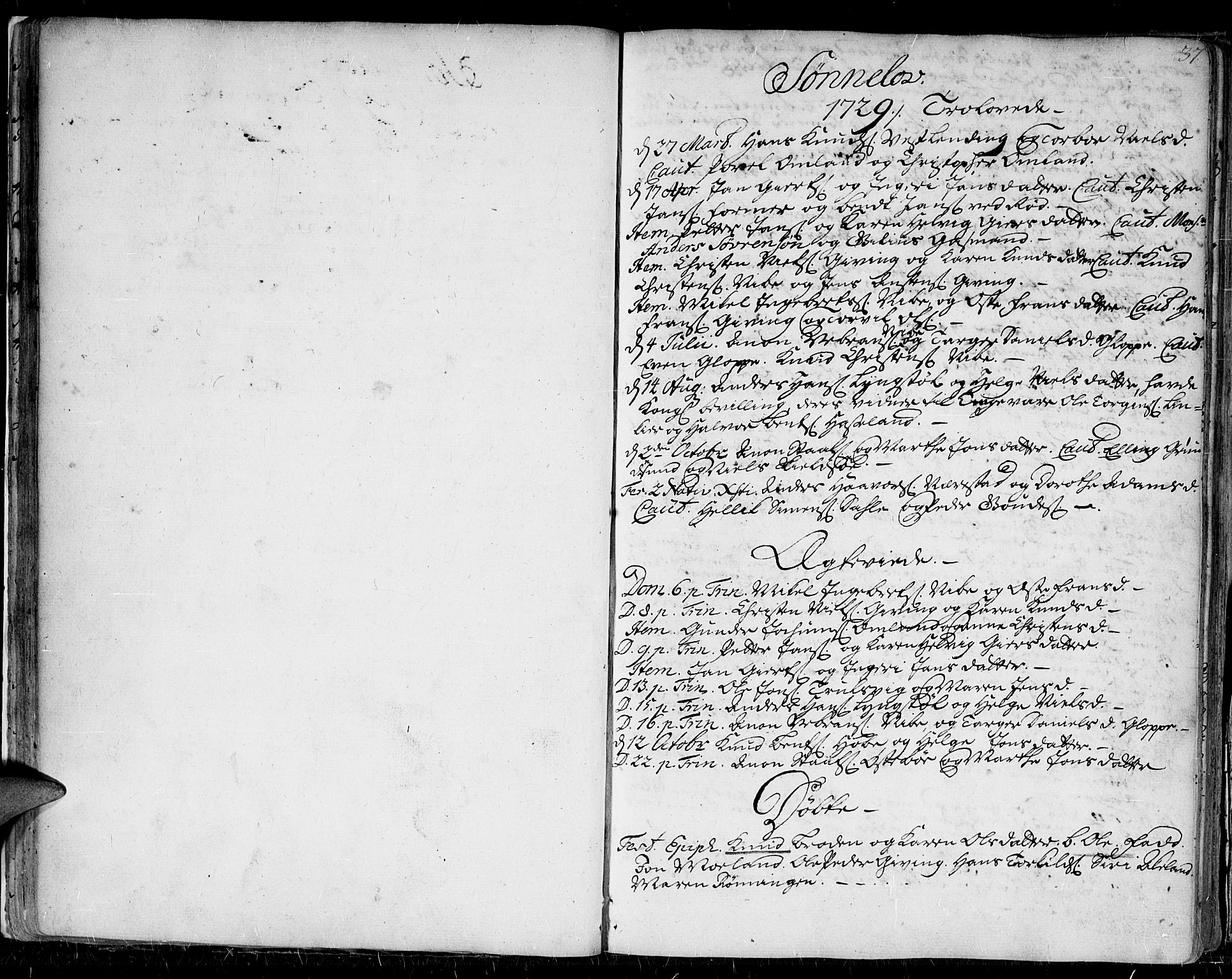 Gjerstad sokneprestkontor, AV/SAK-1111-0014/F/Fa/Faa/L0002: Parish register (official) no. A 2, 1717-1779, p. 37