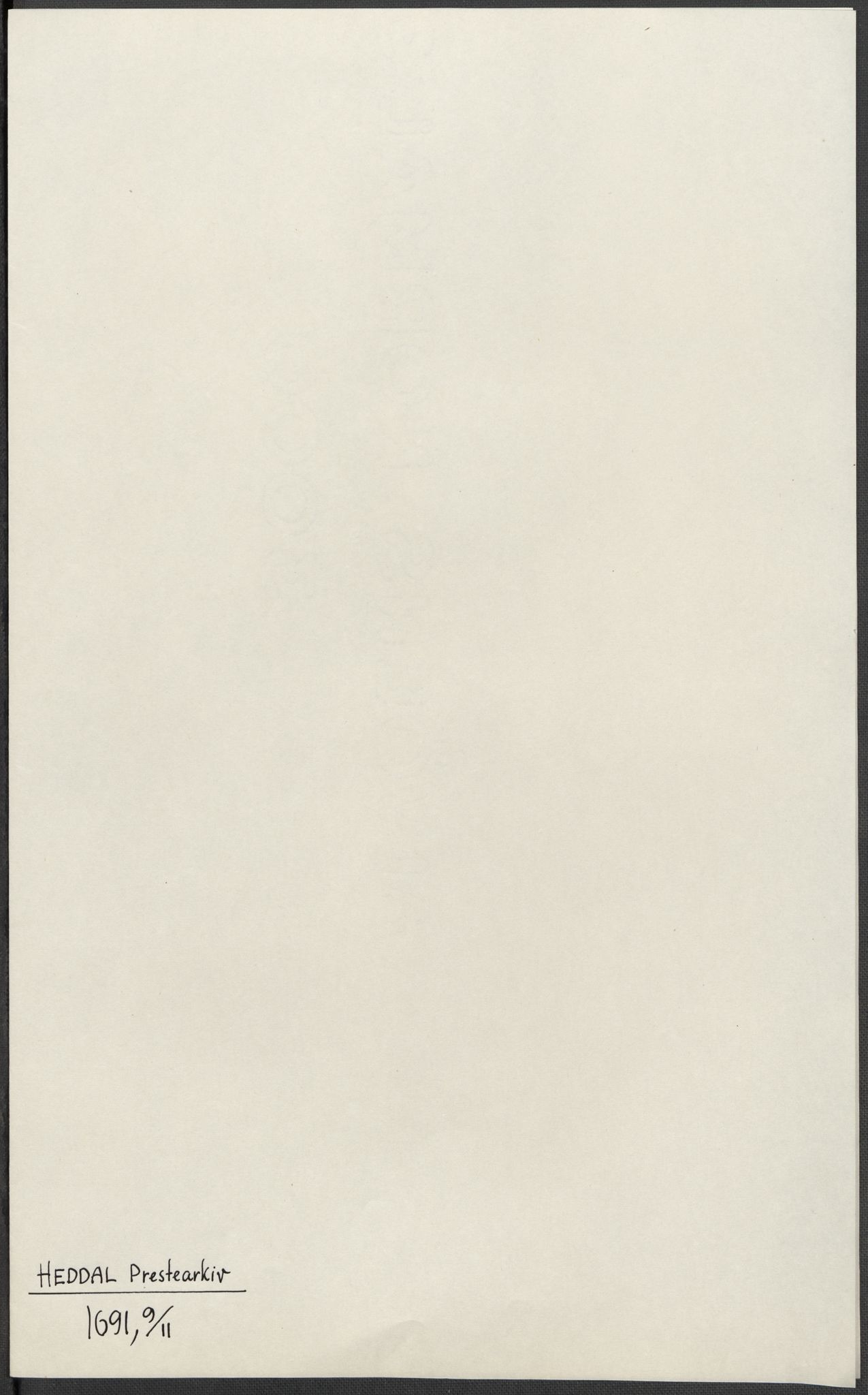 Riksarkivets diplomsamling, AV/RA-EA-5965/F15/L0028: Prestearkiv - Telemark, 1572-1769, p. 191