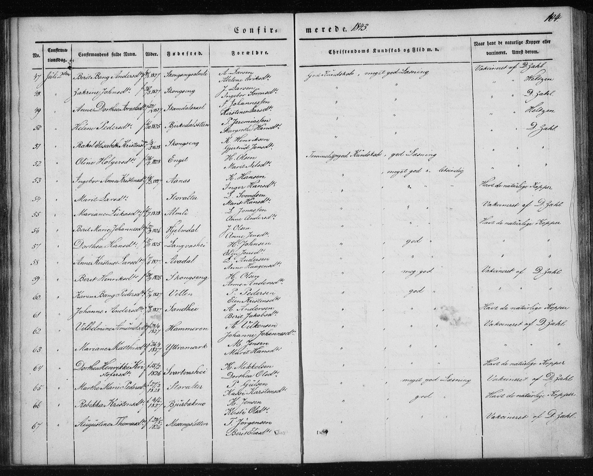 Ministerialprotokoller, klokkerbøker og fødselsregistre - Nordland, SAT/A-1459/827/L0391: Parish register (official) no. 827A03, 1842-1852, p. 104