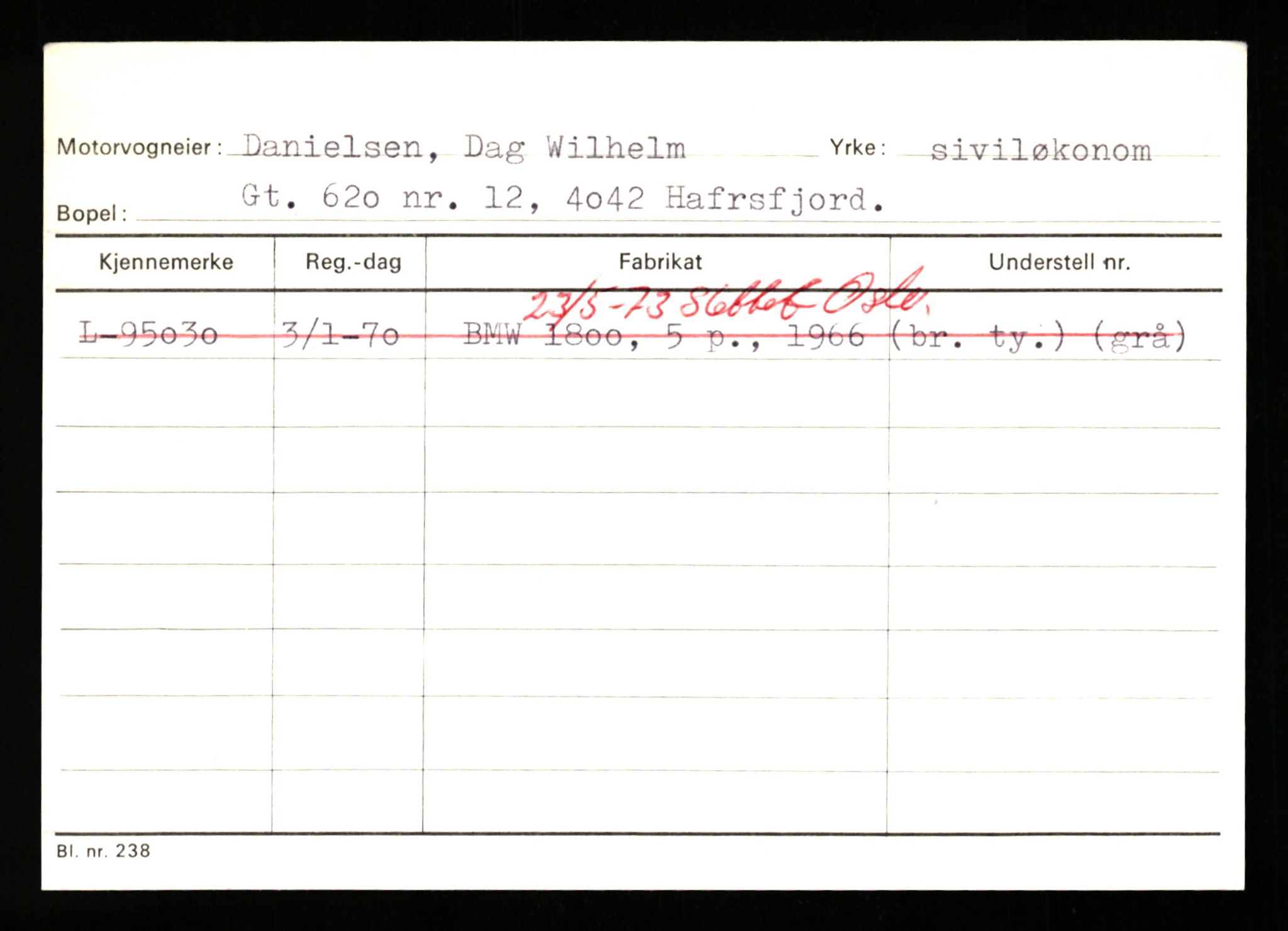 Stavanger trafikkstasjon, AV/SAST-A-101942/0/H/L0006: Dalva - Egersund, 1930-1971, p. 93