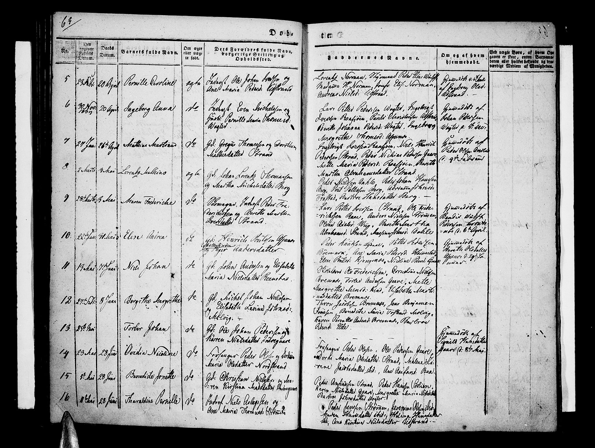 Kvæfjord sokneprestkontor, AV/SATØ-S-1323/G/Ga/Gaa/L0003kirke: Parish register (official) no. 3, 1830-1857, p. 63