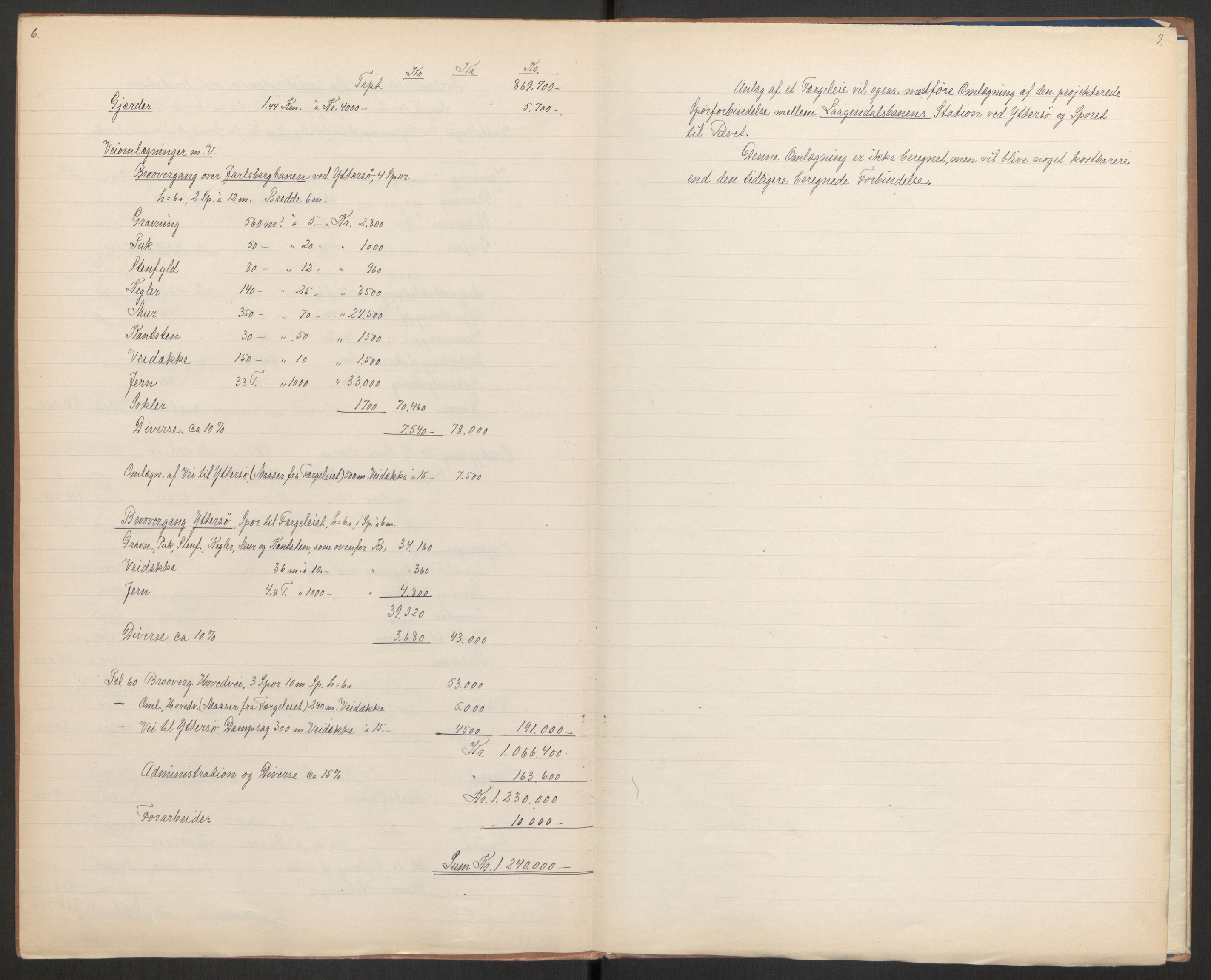 Norges Statsbaner, Baneavdelingen B, AV/RA-S-1619/1/F/Fa/L0042: NORGE-JYLLAND, 1920, p. 44