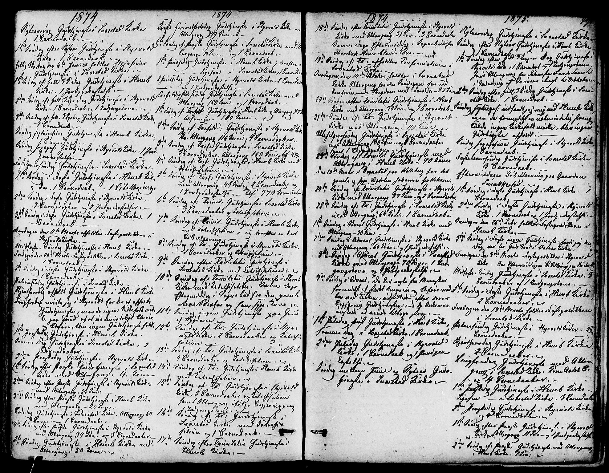 Lardal kirkebøker, AV/SAKO-A-350/F/Fa/L0007: Parish register (official) no. I 7, 1861-1880, p. 498