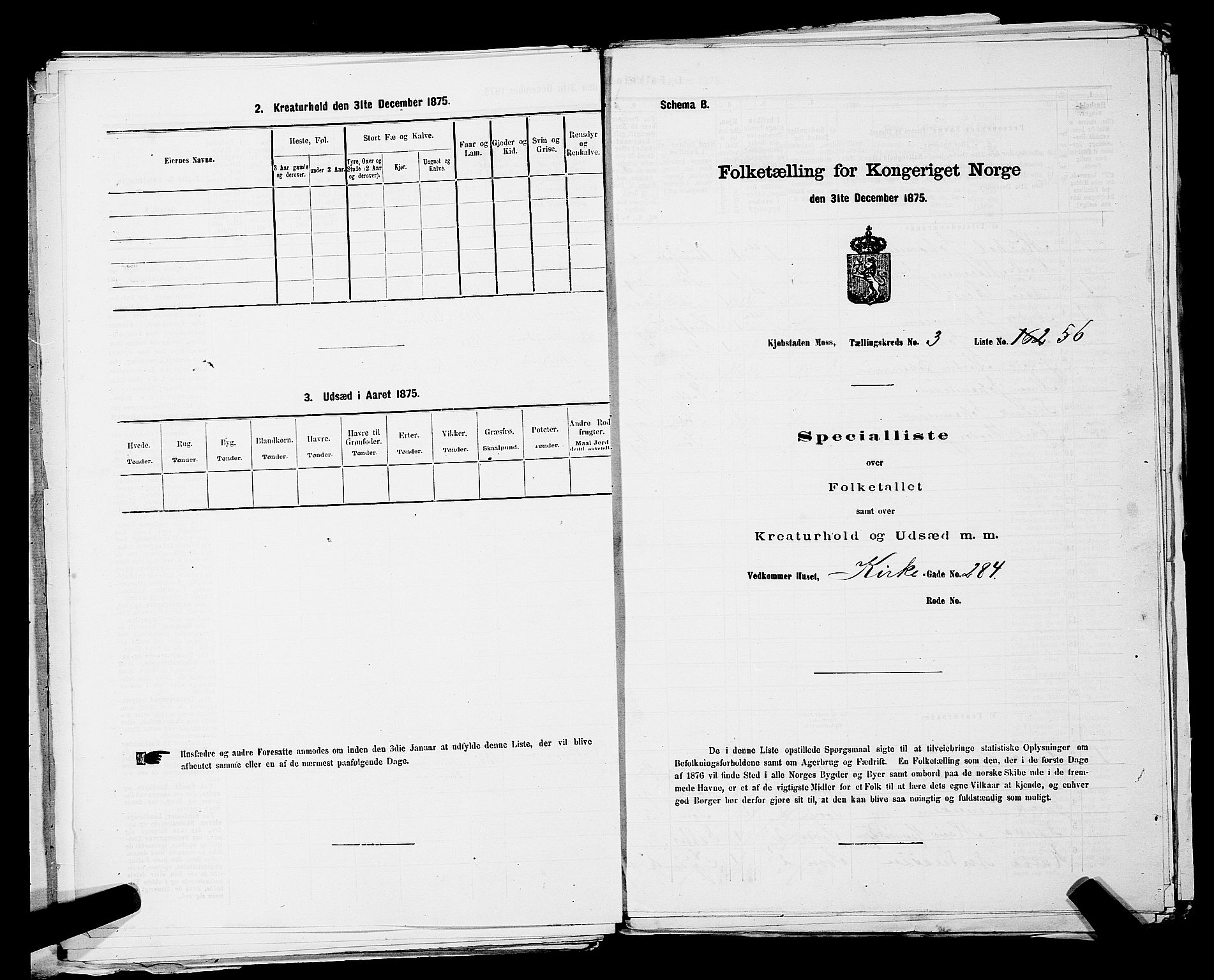 RA, 1875 census for 0104B Moss/Moss, 1875, p. 448