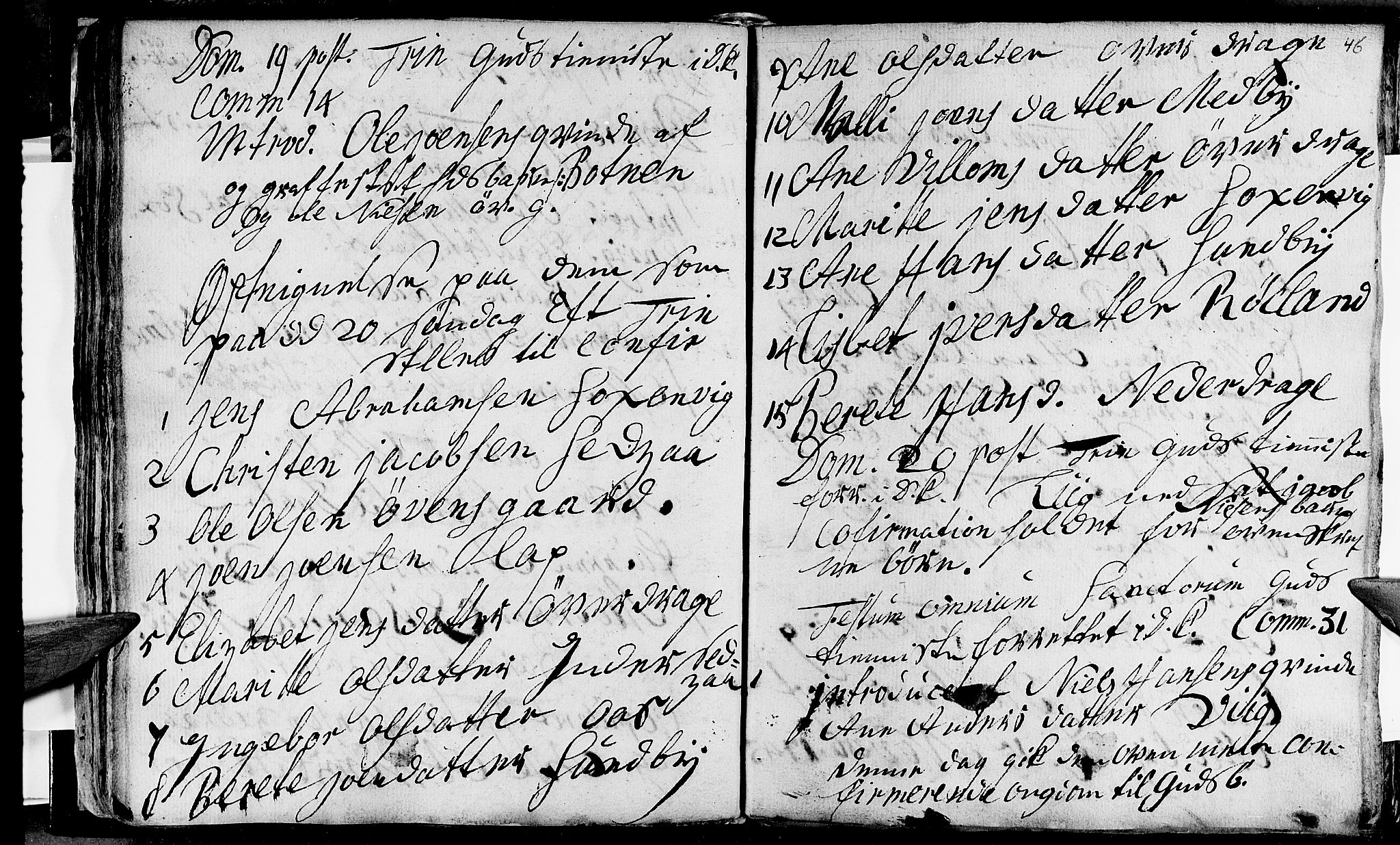 Ministerialprotokoller, klokkerbøker og fødselsregistre - Nordland, AV/SAT-A-1459/847/L0662: Parish register (official) no. 847A02, 1735-1749, p. 46