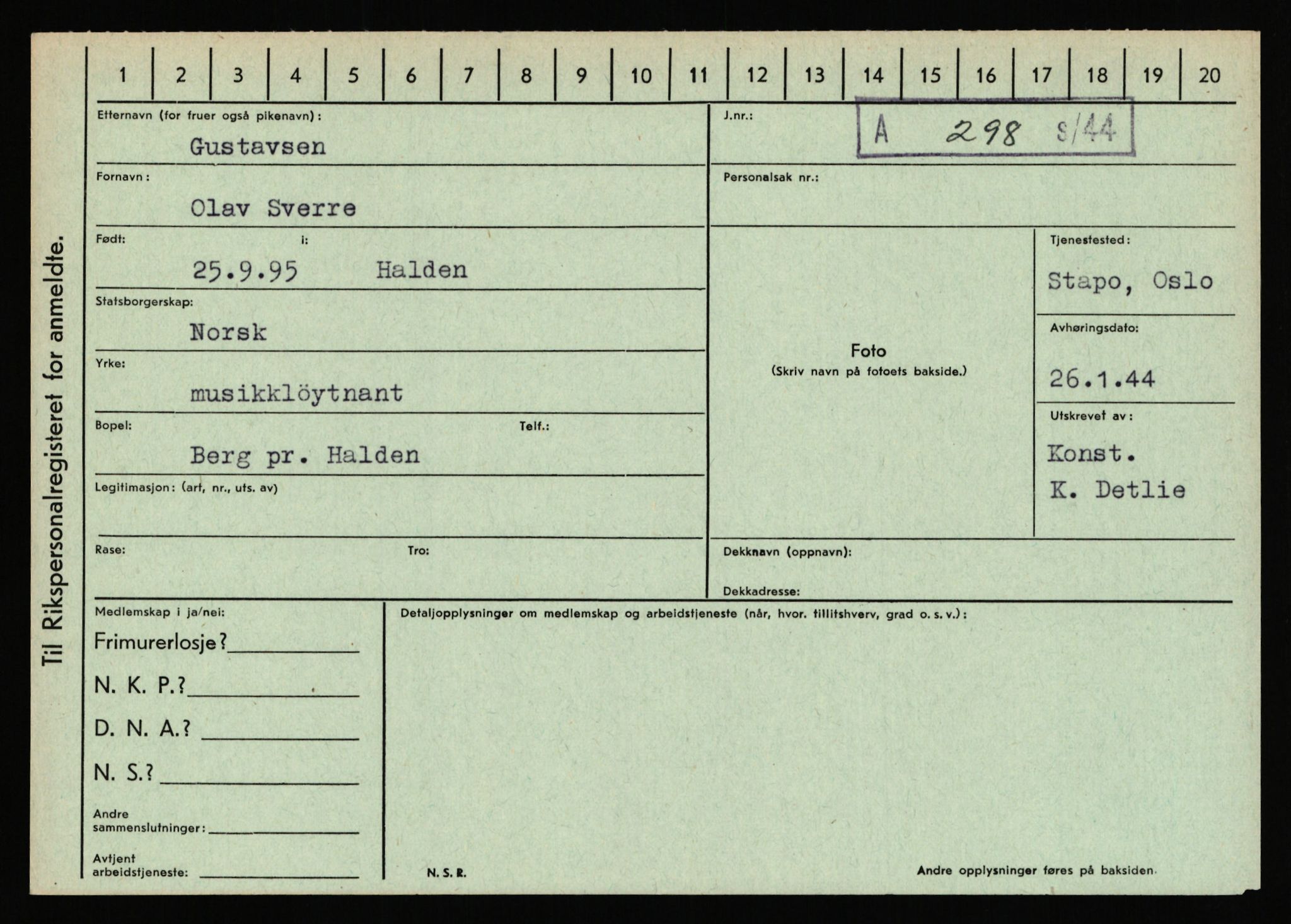 Statspolitiet - Hovedkontoret / Osloavdelingen, AV/RA-S-1329/C/Ca/L0005: Furali - Hamula, 1943-1945, p. 3306