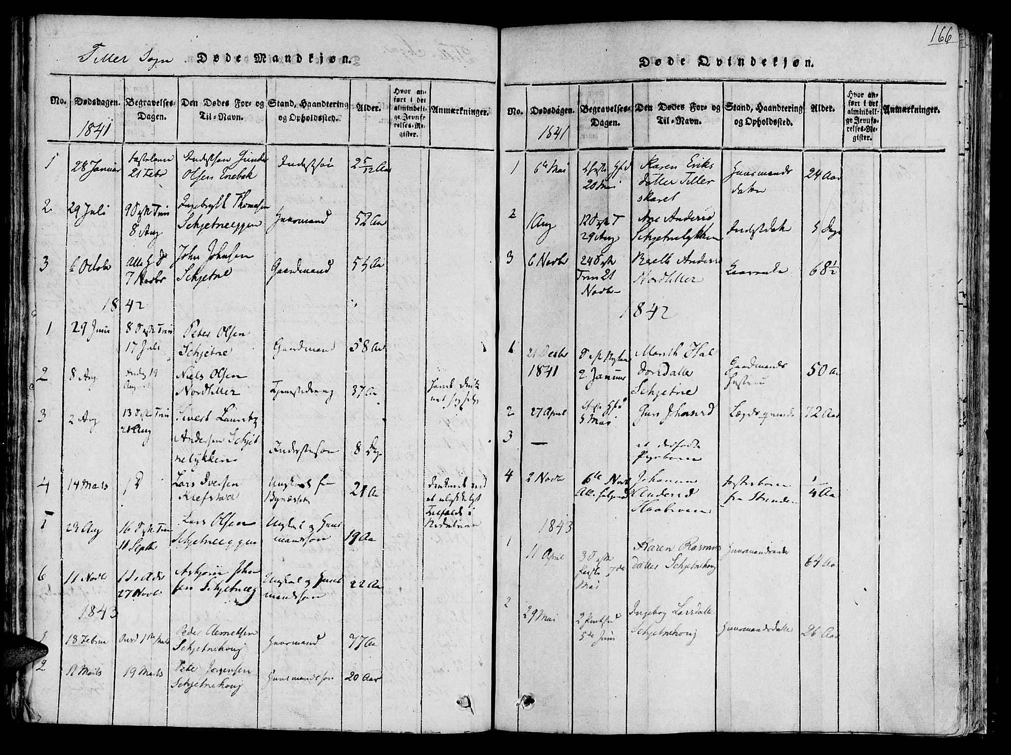 Ministerialprotokoller, klokkerbøker og fødselsregistre - Sør-Trøndelag, SAT/A-1456/618/L0440: Parish register (official) no. 618A04 /2, 1816-1843, p. 166