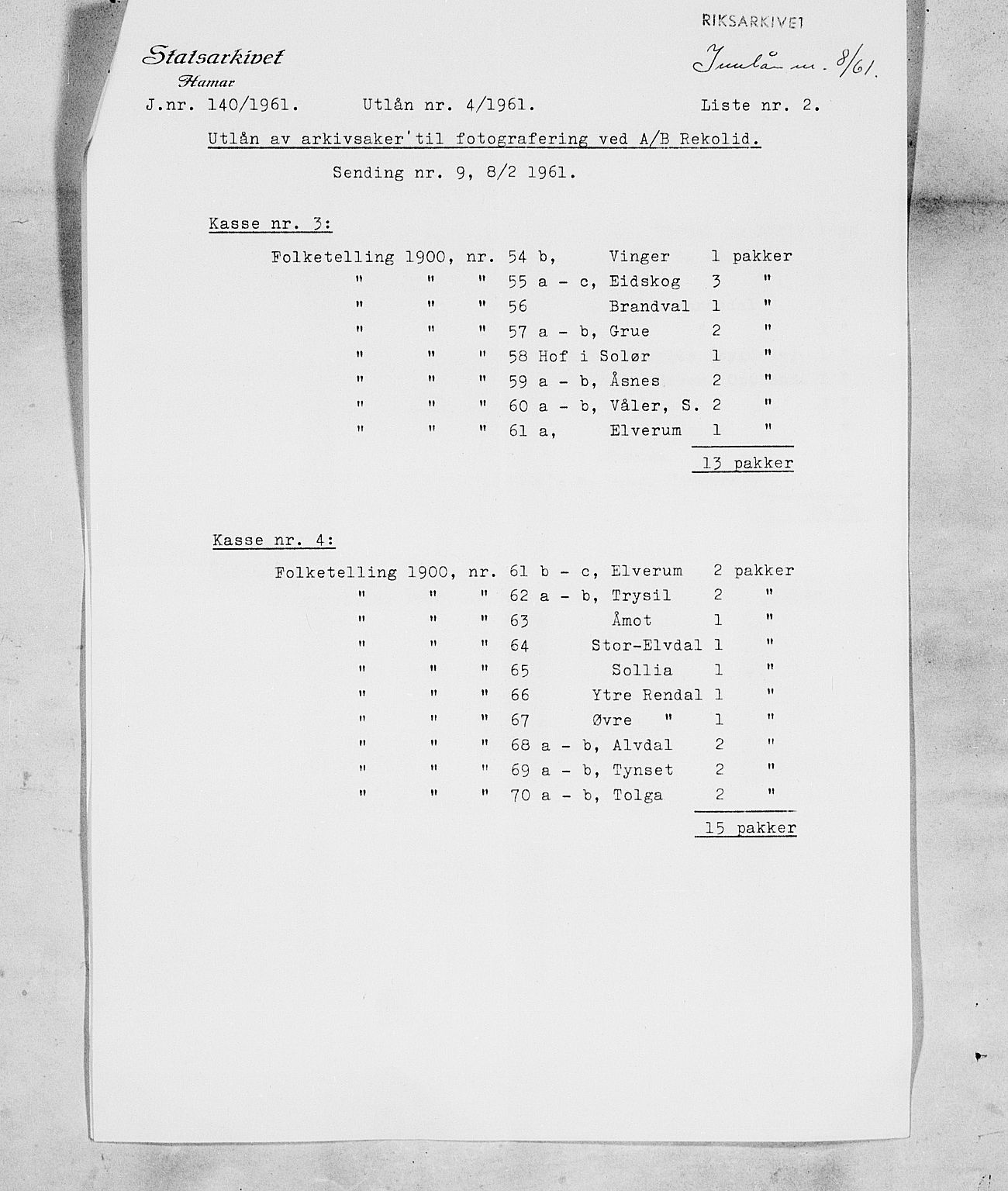 SAH, 1900 census for Eidskog, 1900, p. 56