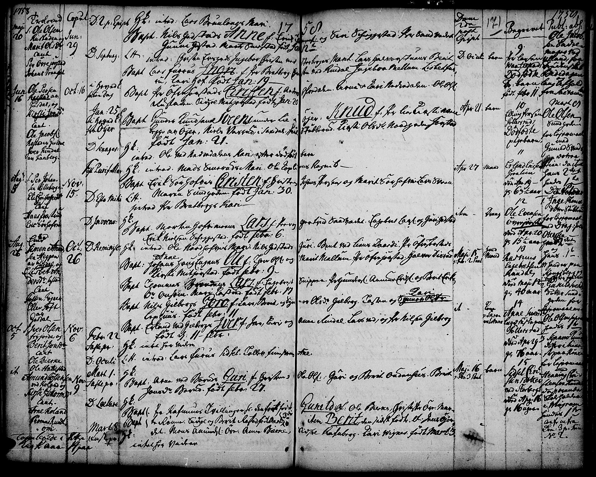 Fåberg prestekontor, AV/SAH-PREST-086/H/Ha/Haa/L0001: Parish register (official) no. 1, 1727-1775, p. 171