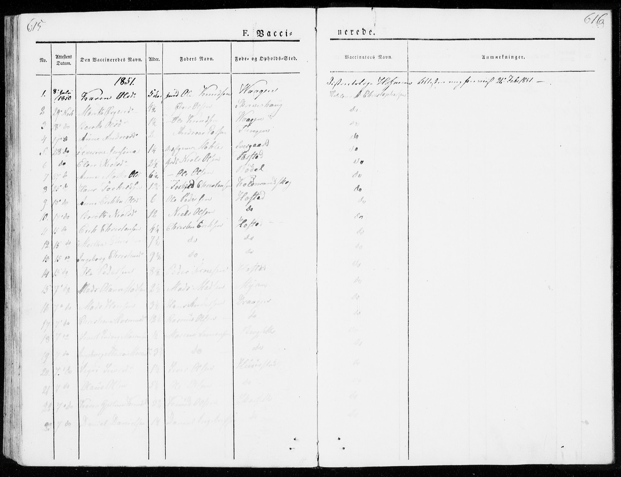 Ministerialprotokoller, klokkerbøker og fødselsregistre - Møre og Romsdal, AV/SAT-A-1454/566/L0766: Parish register (official) no. 566A05, 1842-1851, p. 615-616