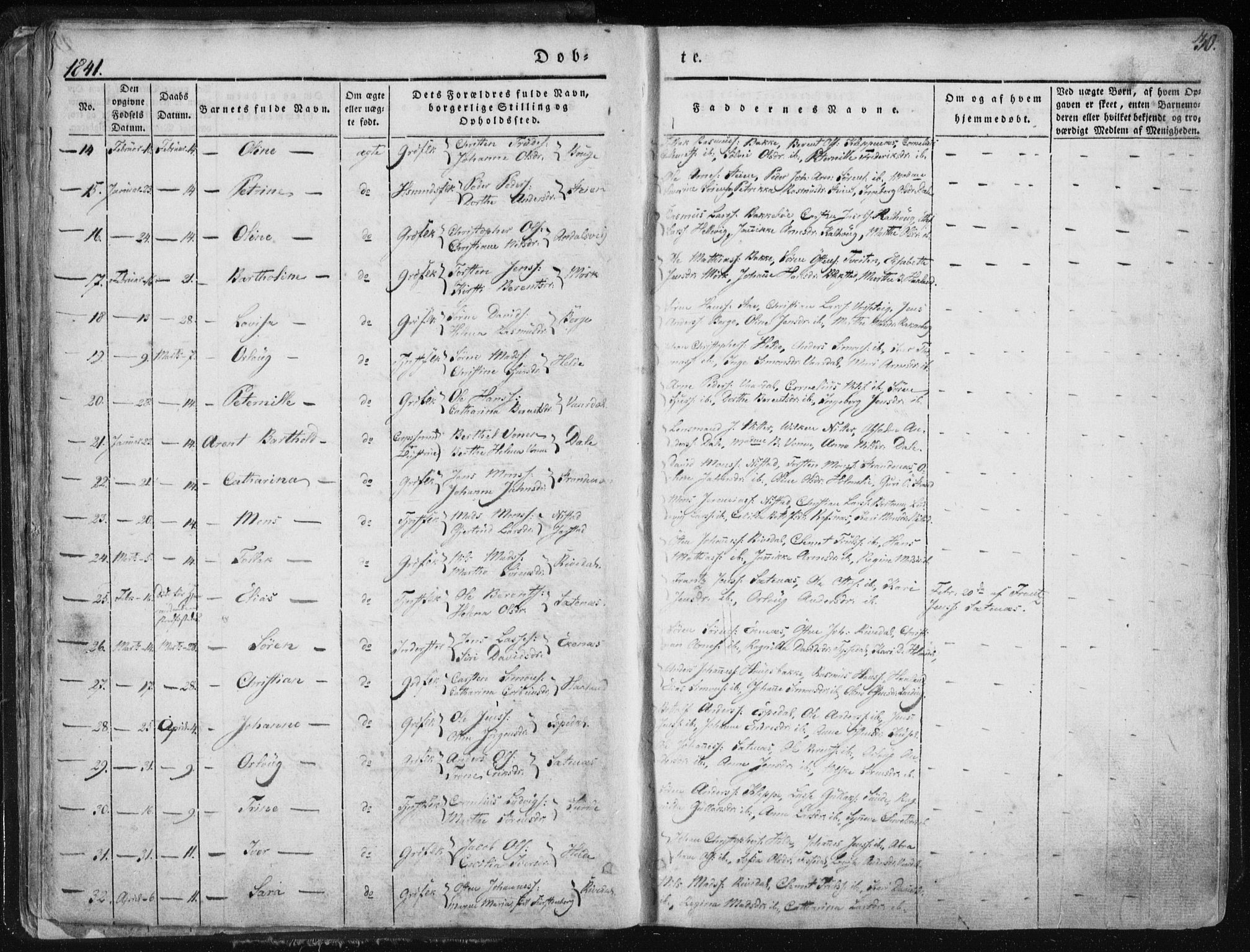 Fjaler sokneprestembete, SAB/A-79801/H/Haa/Haaa/L0006: Parish register (official) no. A 6, 1835-1884, p. 30
