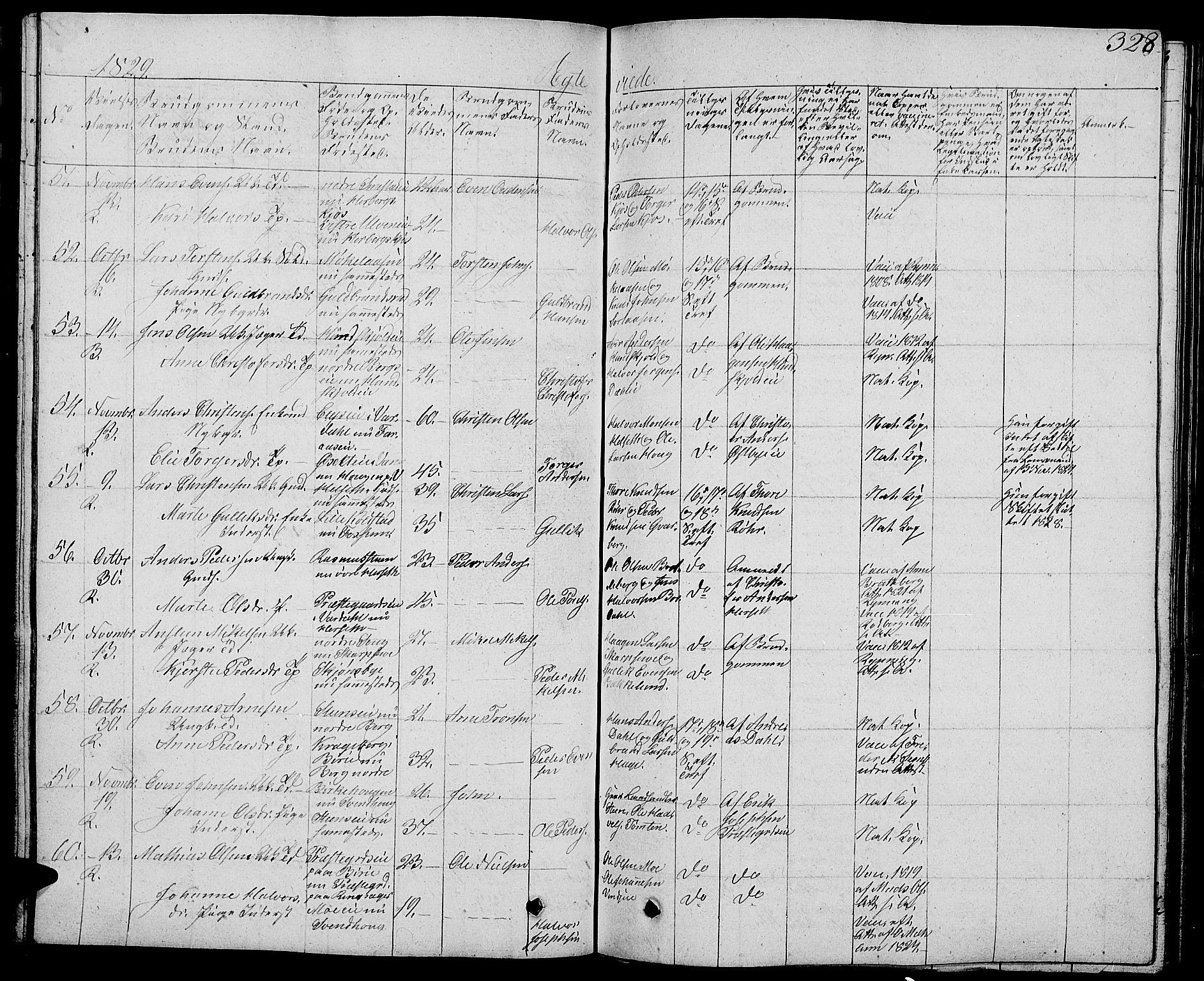 Ringsaker prestekontor, AV/SAH-PREST-014/L/La/L0004: Parish register (copy) no. 4, 1827-1838, p. 328