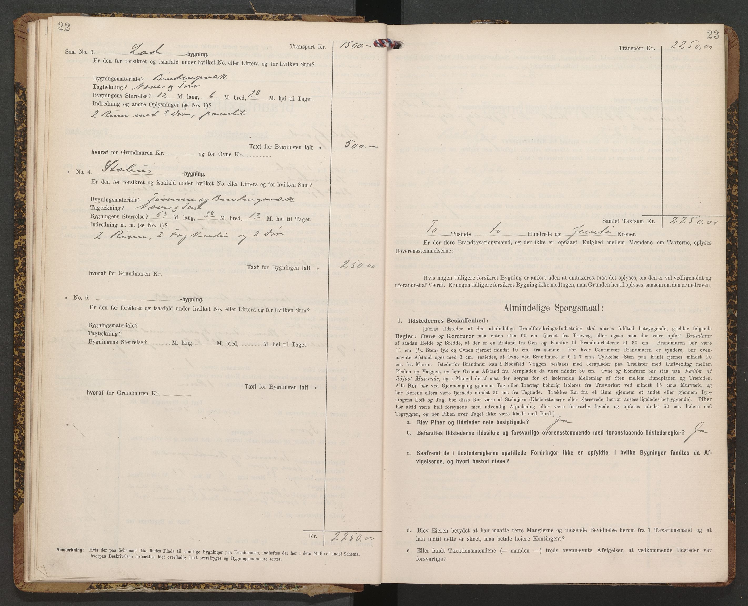 Lensmannen i Balsfjord, AV/SATØ-S-0085/Hf/Hfb/L0175: Branntakstprotokoller 1873-1962. Med register, 1909-1912