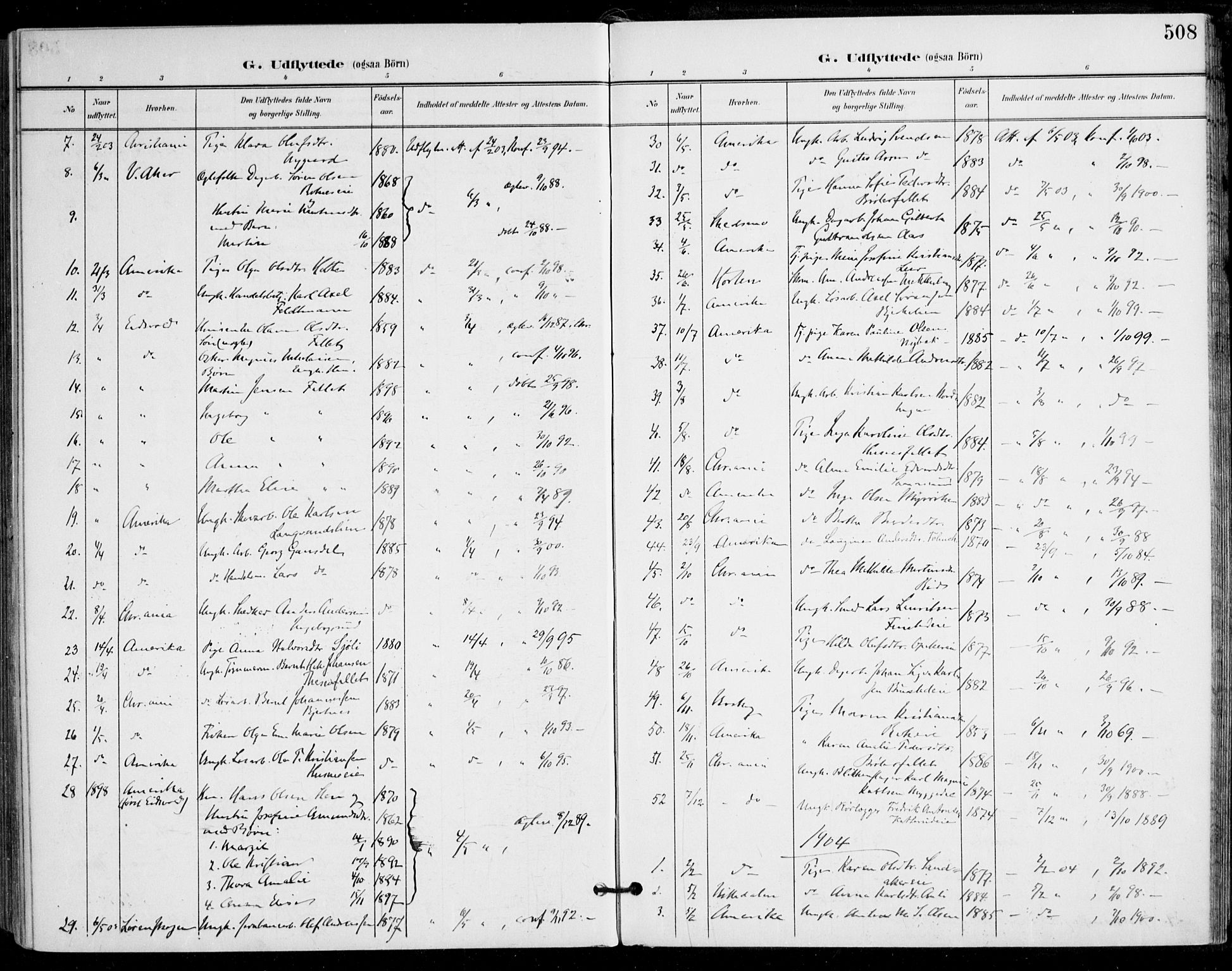 Nes prestekontor Kirkebøker, AV/SAO-A-10410/F/Fa/L0011: Parish register (official) no. I 11, 1899-1918, p. 508