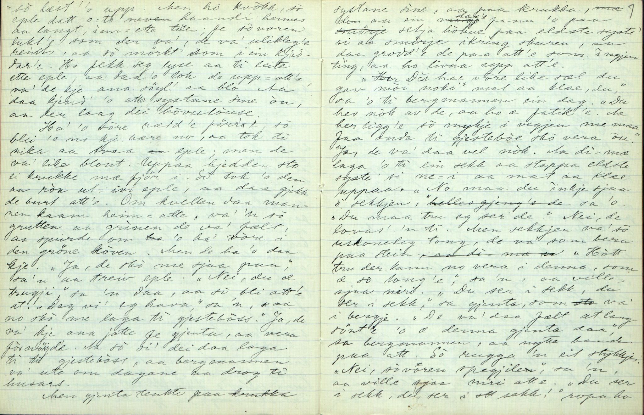 Rikard Berge, TEMU/TGM-A-1003/F/L0003/0010: 061-100 Innholdslister / 69 Eventyr, segnir, 1909, p. 6-7