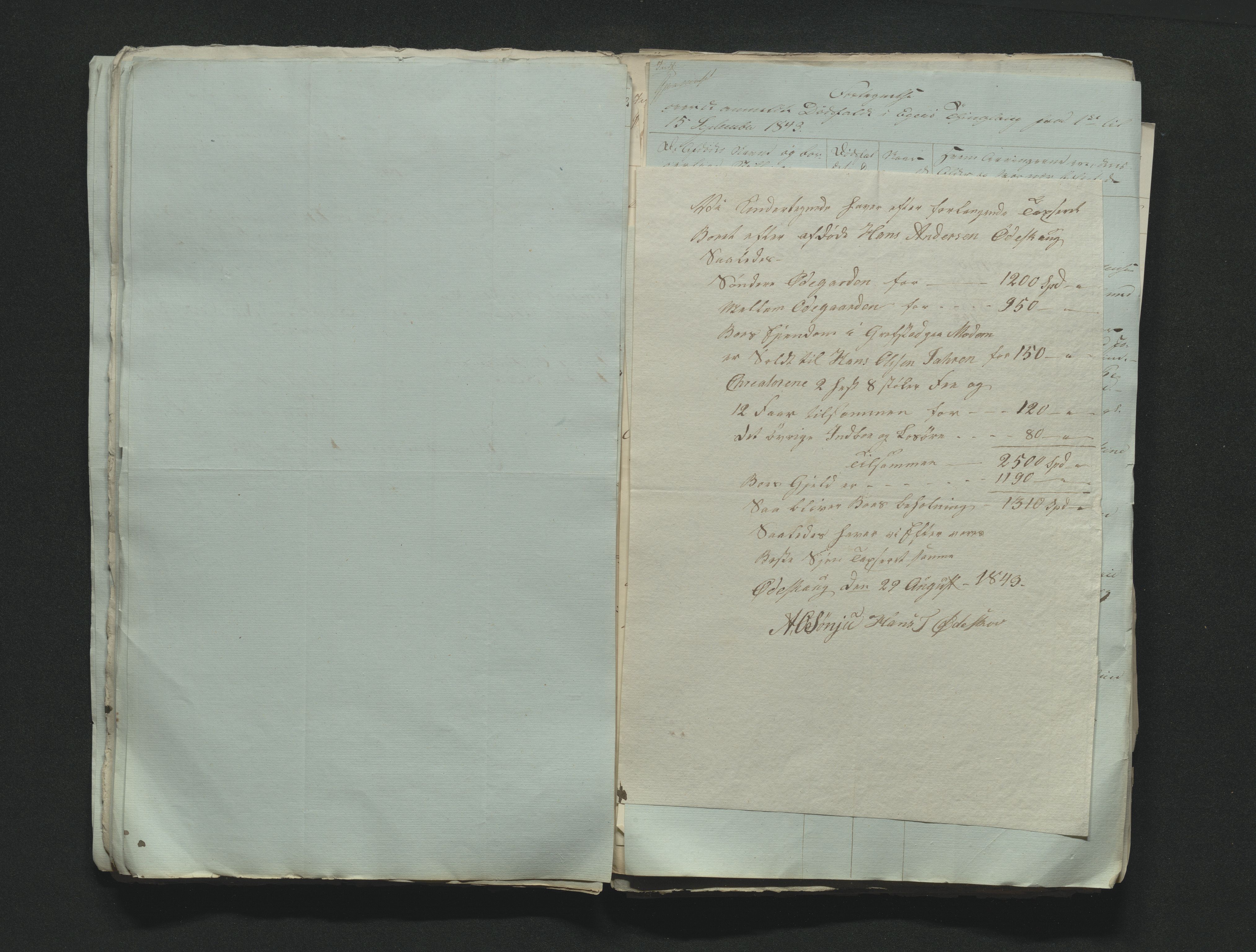 Eiker, Modum og Sigdal sorenskriveri, AV/SAKO-A-123/H/Ha/Hab/L0006: Dødsfallsmeldinger, 1841-1845