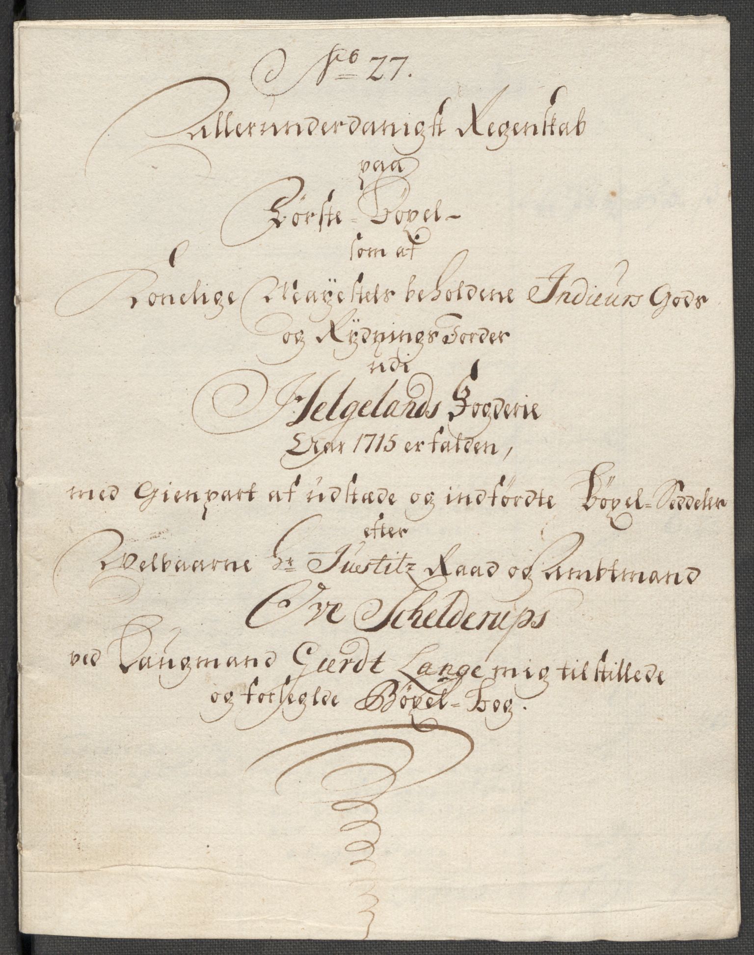 Rentekammeret inntil 1814, Reviderte regnskaper, Fogderegnskap, AV/RA-EA-4092/R65/L4513: Fogderegnskap Helgeland, 1714-1715, p. 624