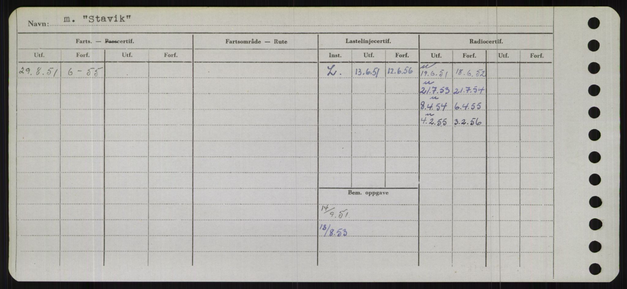 Sjøfartsdirektoratet med forløpere, Skipsmålingen, RA/S-1627/H/Hb/L0004: Fartøy, O-S, p. 446