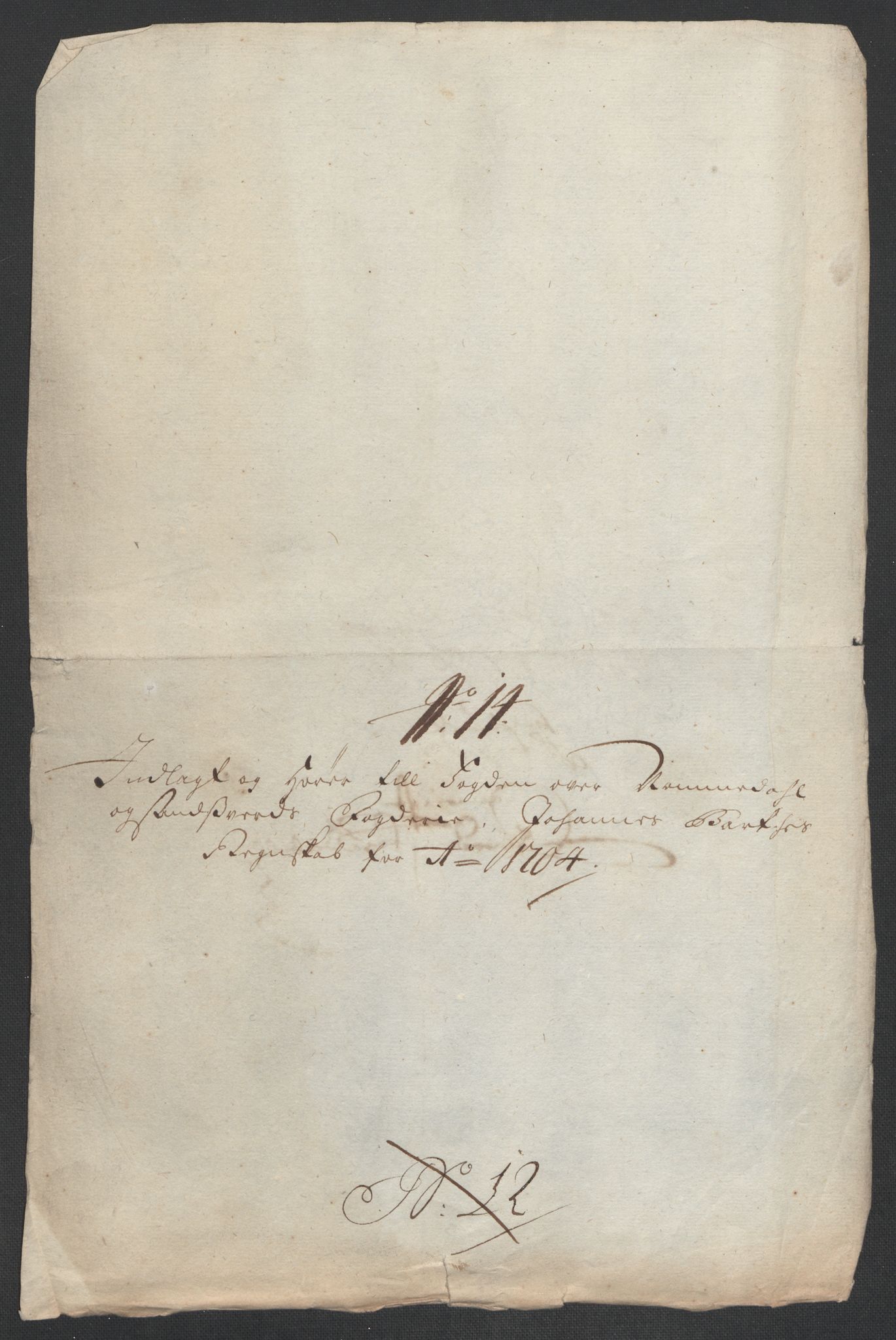 Rentekammeret inntil 1814, Reviderte regnskaper, Fogderegnskap, AV/RA-EA-4092/R24/L1582: Fogderegnskap Numedal og Sandsvær, 1704, p. 203