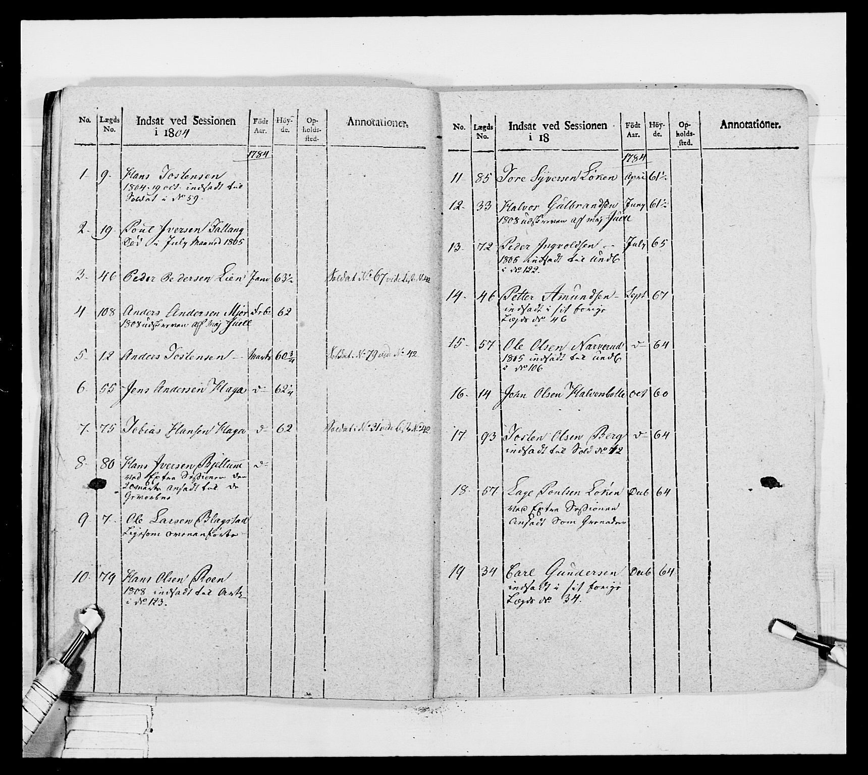 Generalitets- og kommissariatskollegiet, Det kongelige norske kommissariatskollegium, AV/RA-EA-5420/E/Eh/L0042: 1. Akershusiske nasjonale infanteriregiment, 1810, p. 190