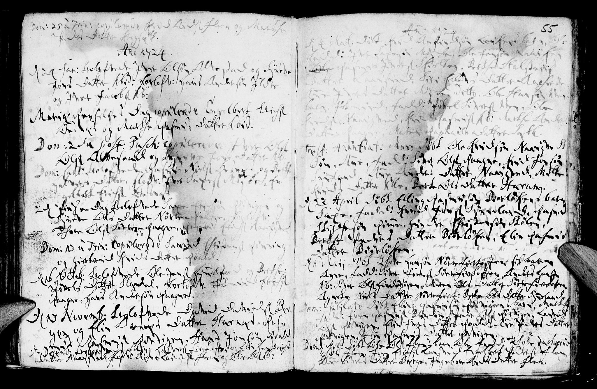 Ministerialprotokoller, klokkerbøker og fødselsregistre - Møre og Romsdal, AV/SAT-A-1454/536/L0491: Parish register (official) no. 536A01 /1, 1689-1737, p. 55