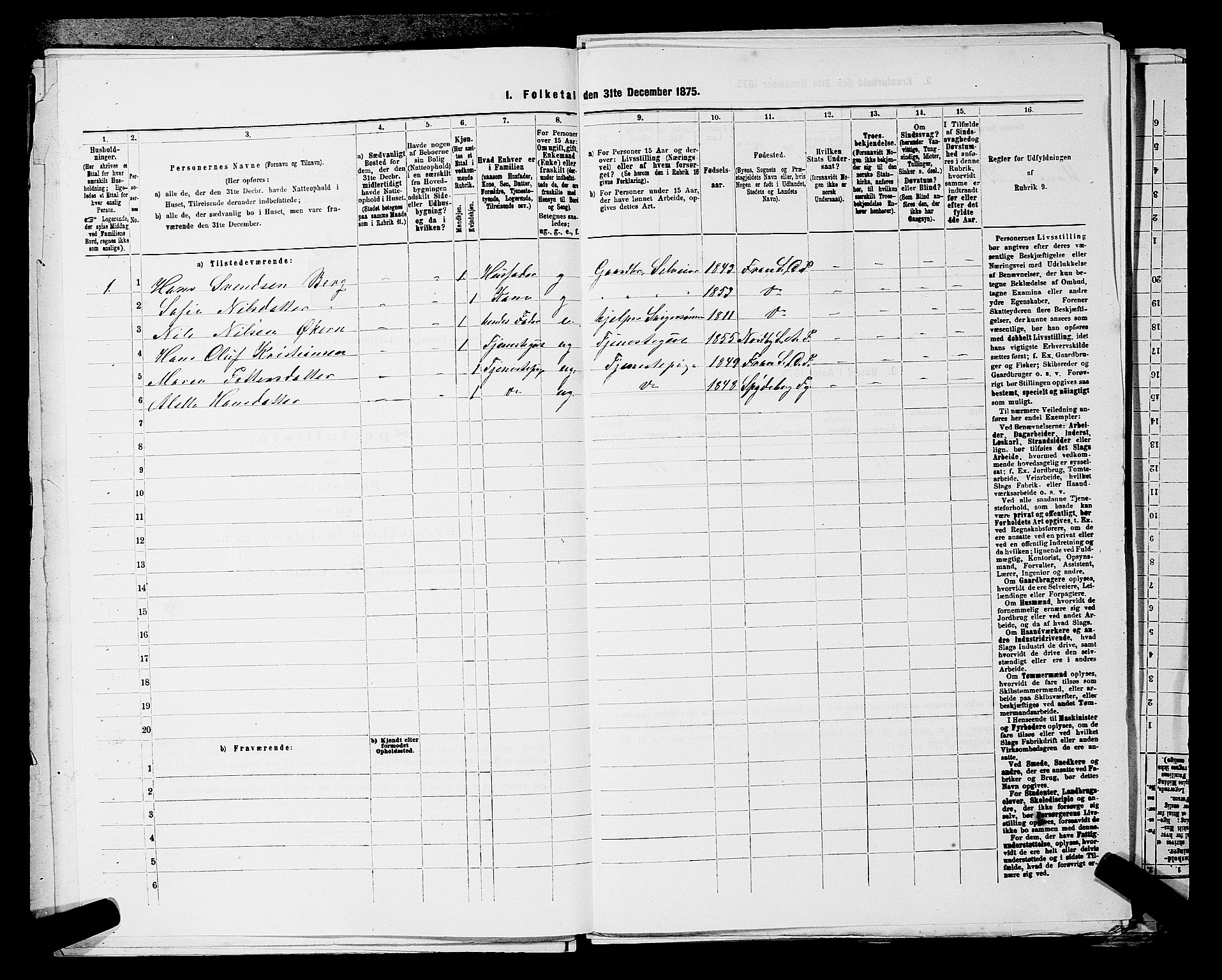 RA, 1875 census for 0215L Drøbak/Frogn, 1875, p. 194