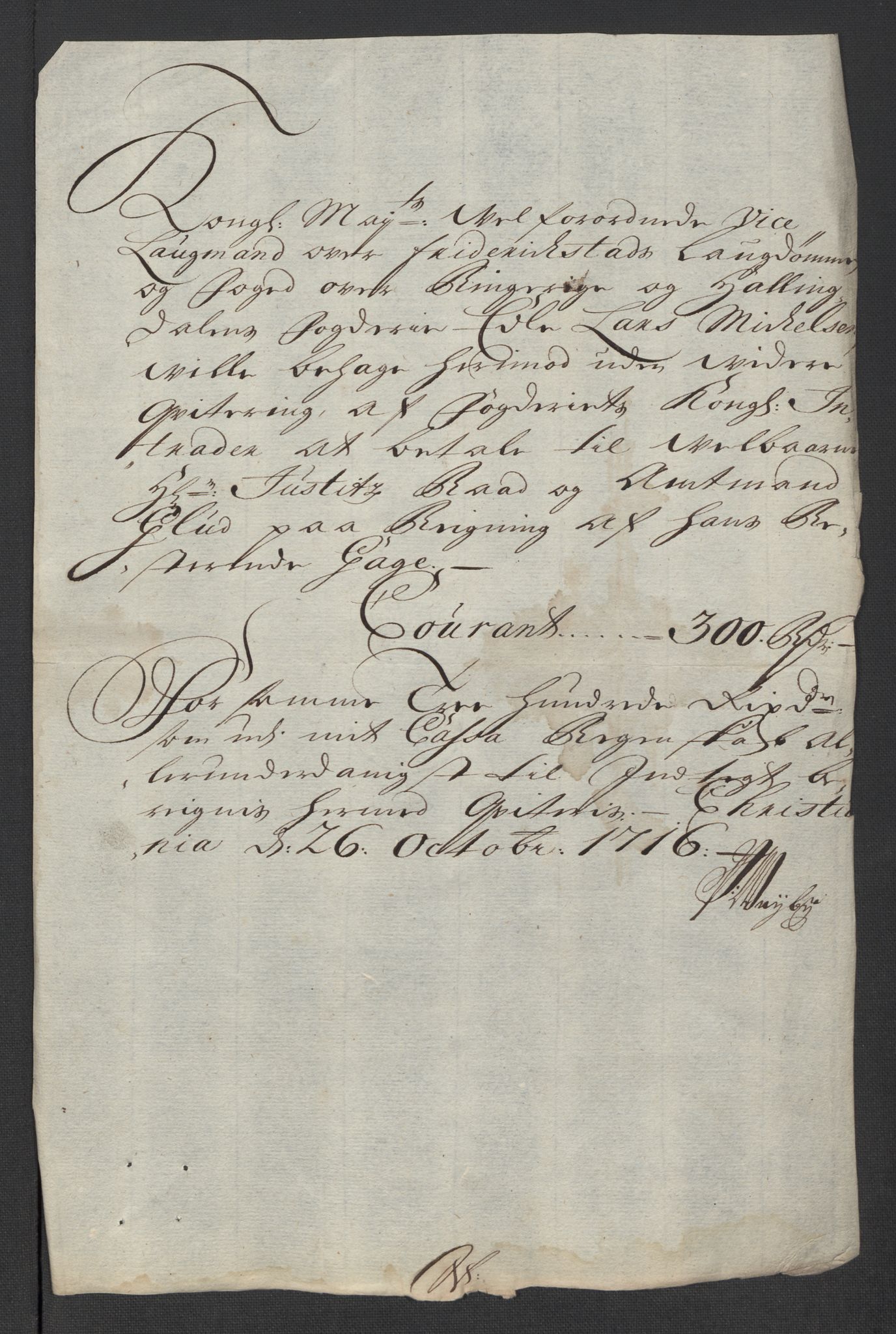 Rentekammeret inntil 1814, Reviderte regnskaper, Fogderegnskap, AV/RA-EA-4092/R23/L1474: Fogderegnskap Ringerike og Hallingdal, 1716, p. 220