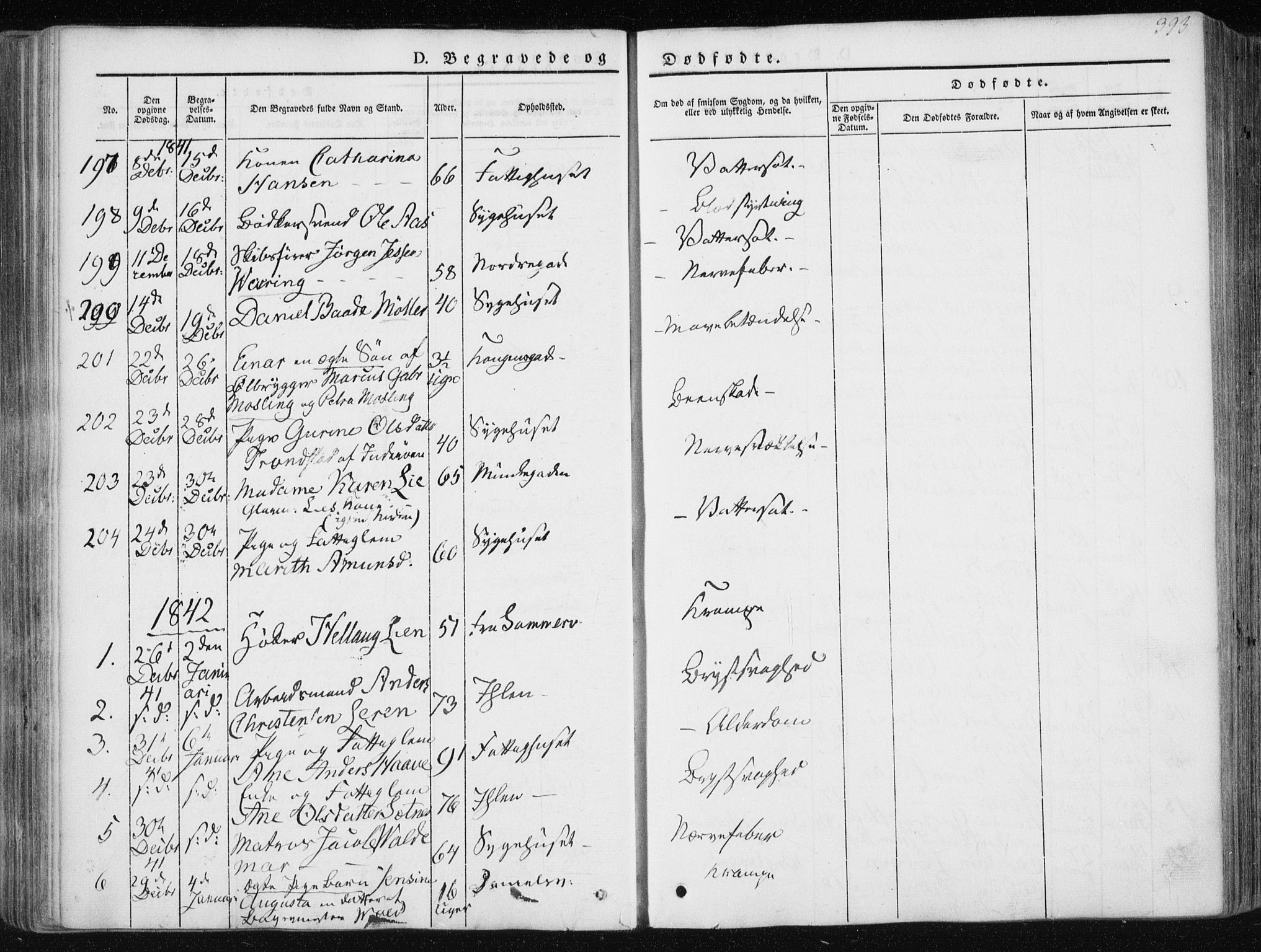 Ministerialprotokoller, klokkerbøker og fødselsregistre - Sør-Trøndelag, SAT/A-1456/601/L0049: Parish register (official) no. 601A17, 1839-1847, p. 393