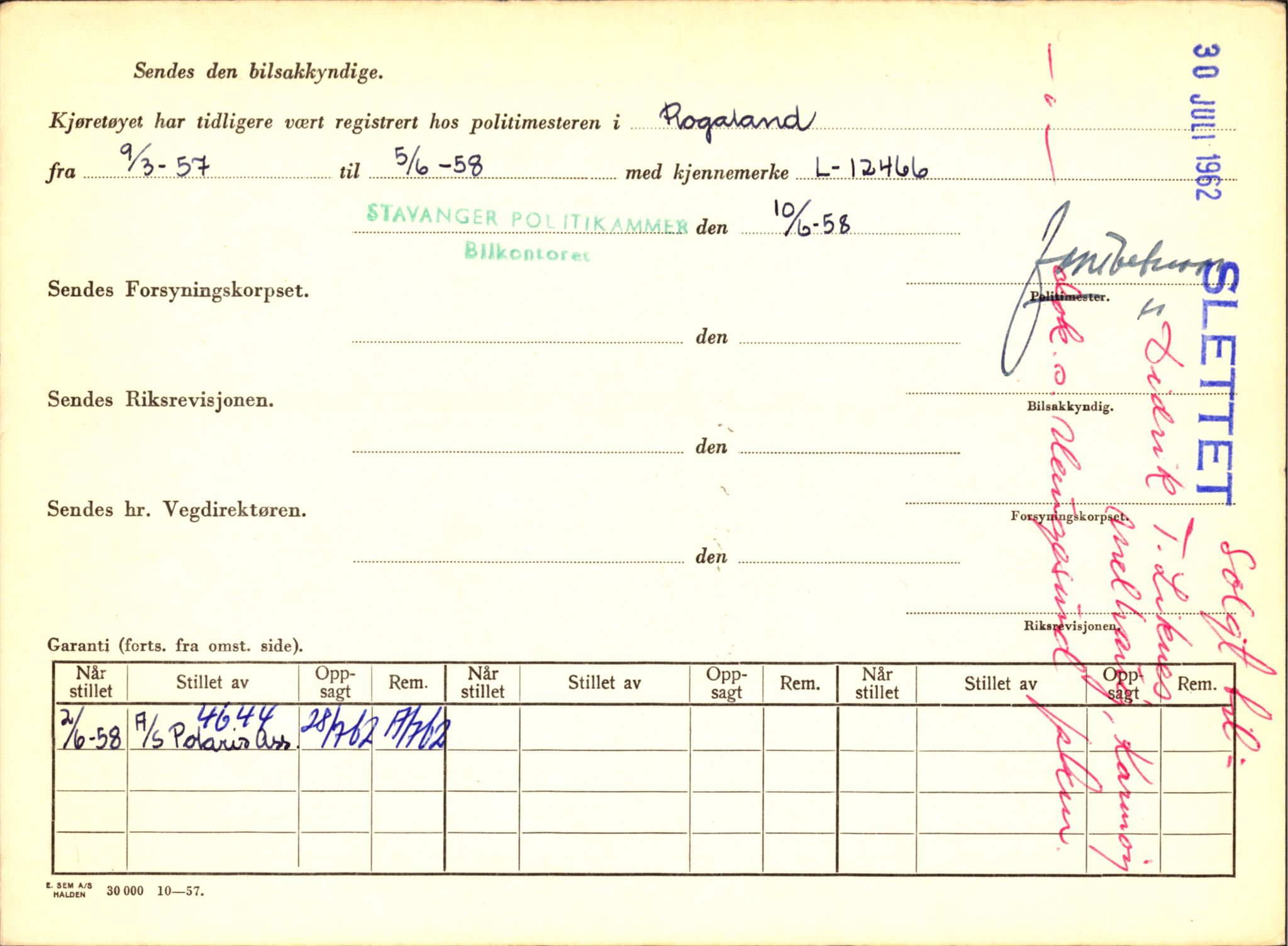 Stavanger trafikkstasjon, AV/SAST-A-101942/0/F/L0014: L-5080 - L-5499, 1930-1971, p. 1162