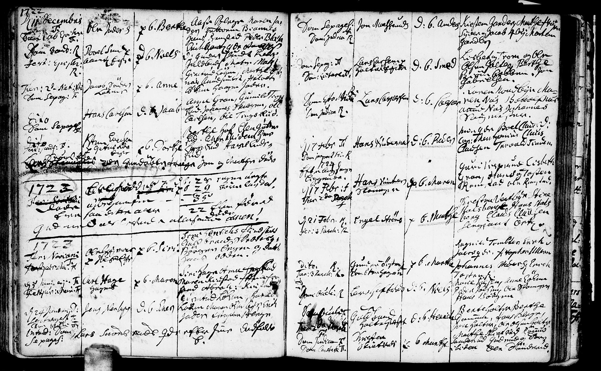 Fet prestekontor Kirkebøker, AV/SAO-A-10370a/F/Fa/L0001: Parish register (official) no. I 1, 1716-1751, p. 65